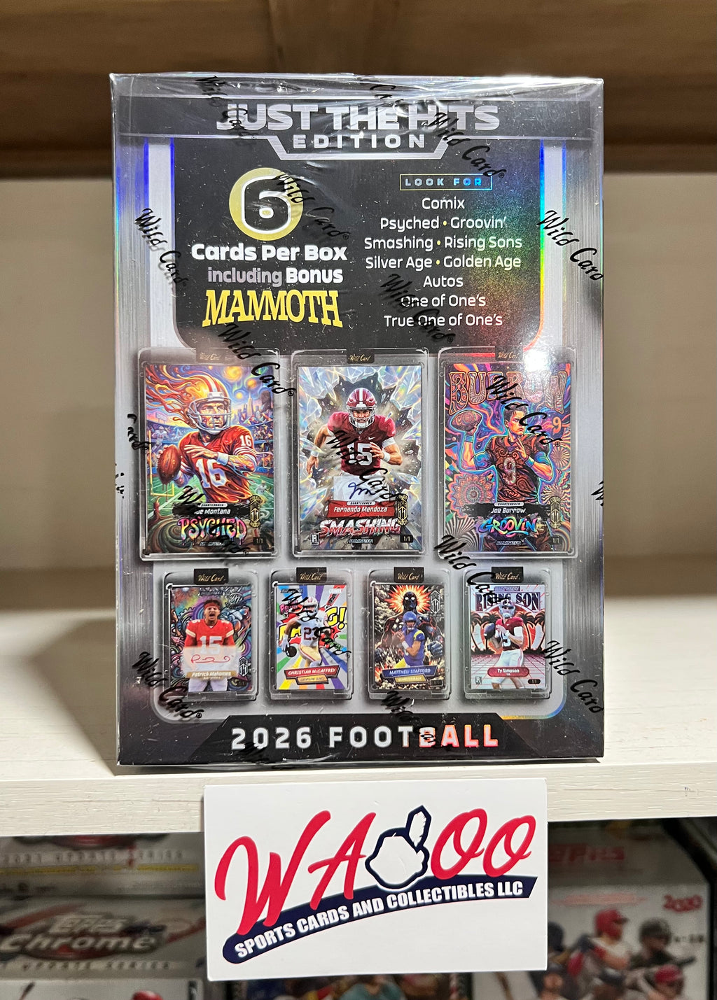 2026 Wild Card Alumination Just The Hits Football Hobby Jumbo Box