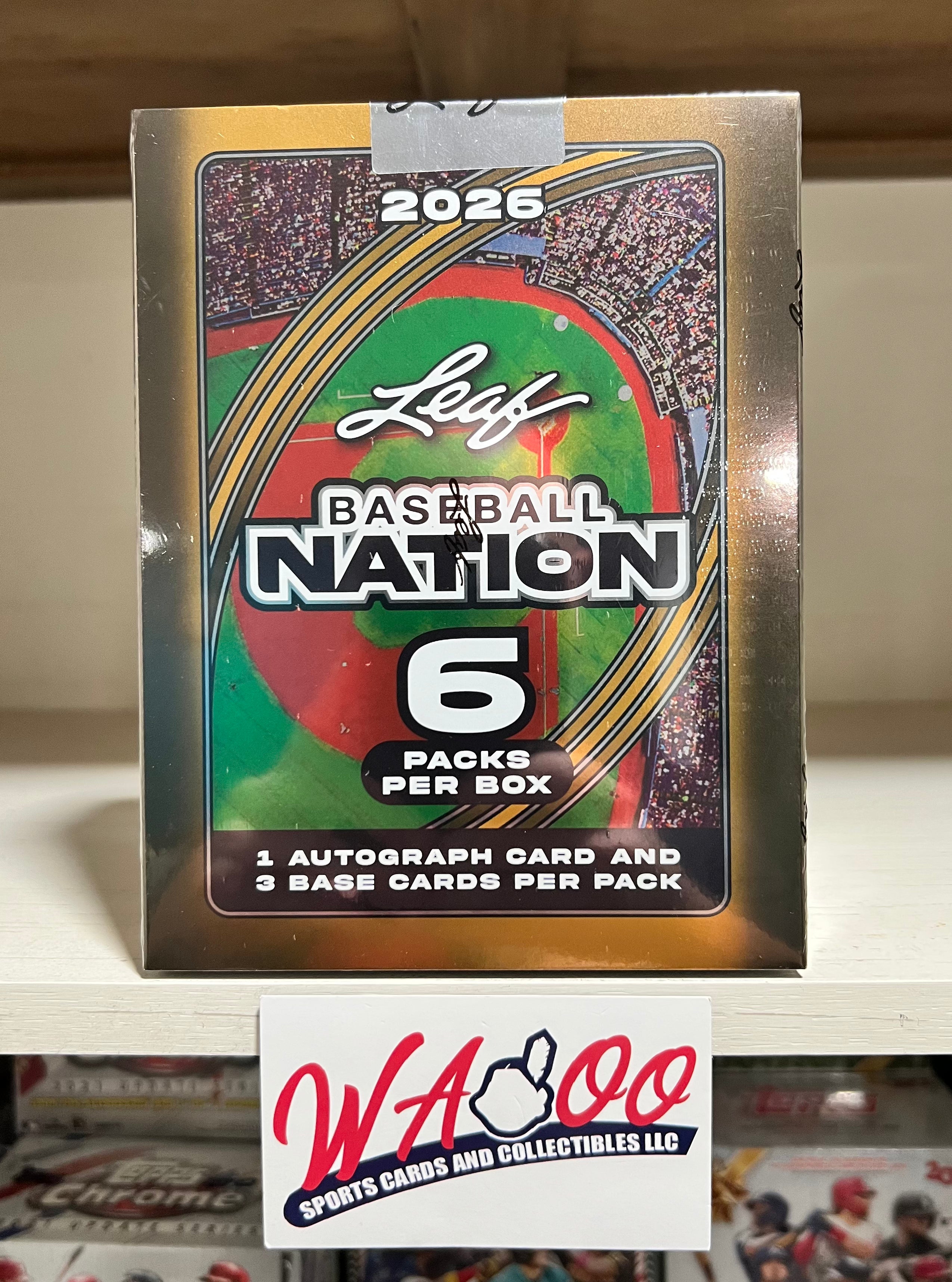 2026 Leaf Baseball Nation Hobby Box