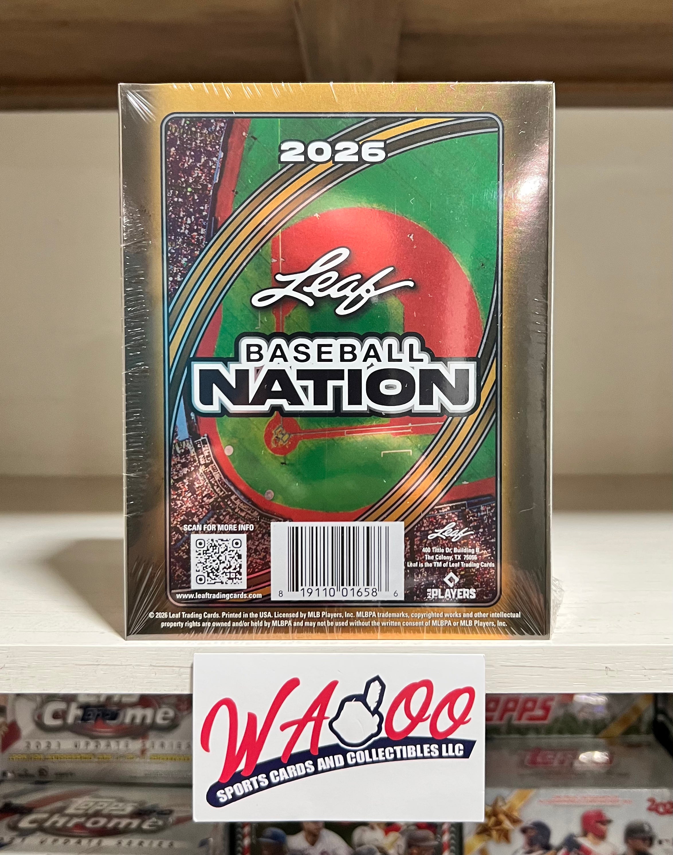 2026 Leaf Baseball Nation Hobby Box