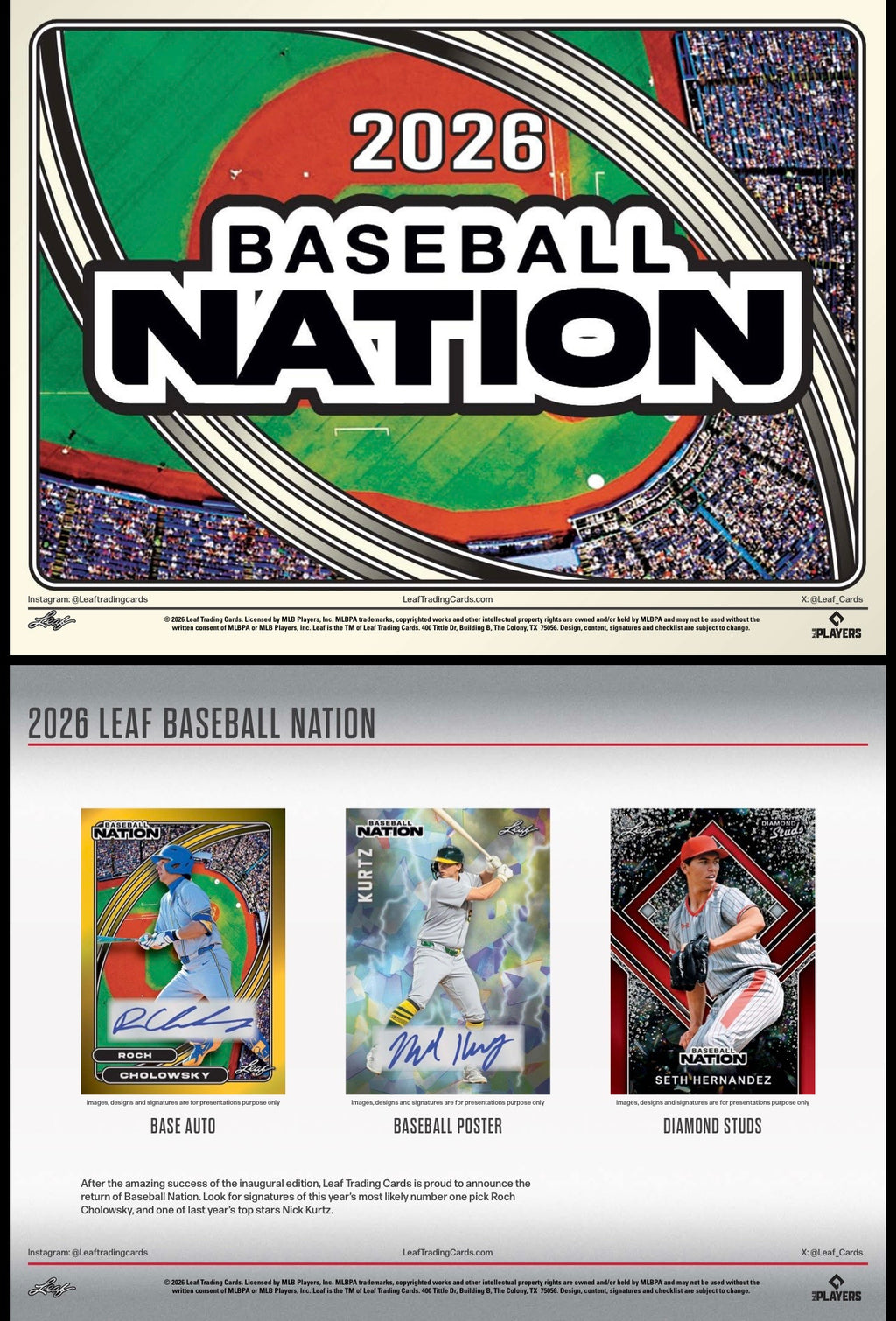2026 Leaf Baseball Nation Hobby Box