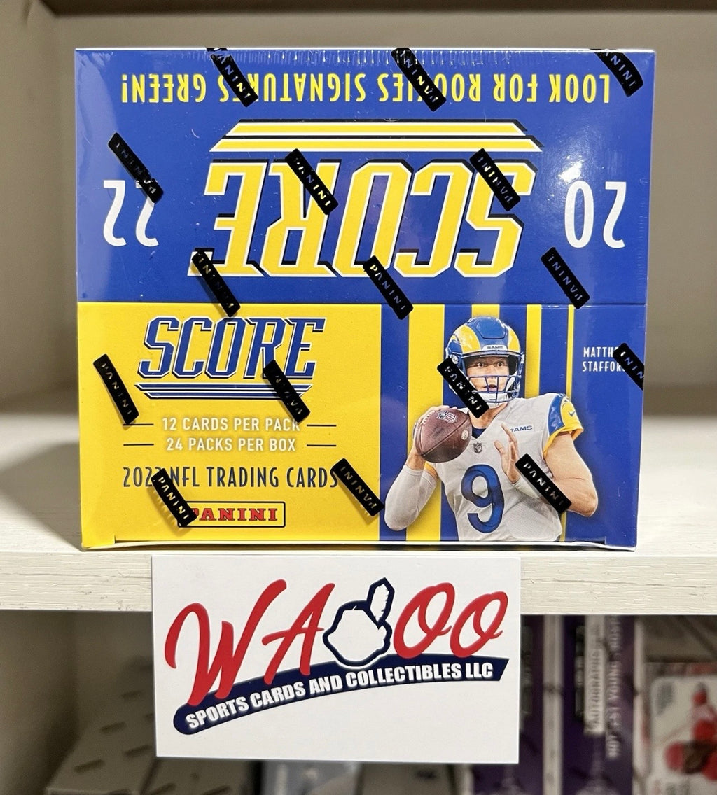 2022 Panini Score Football Retail Box