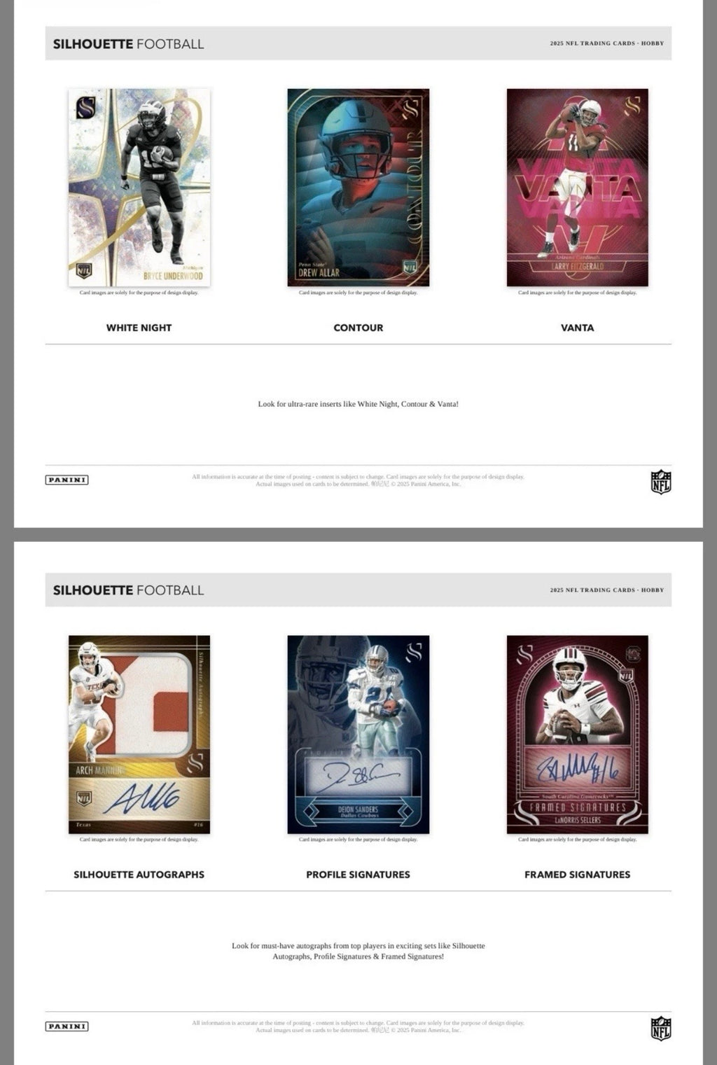 2025 Panini Silhouette Football Hobby Box
