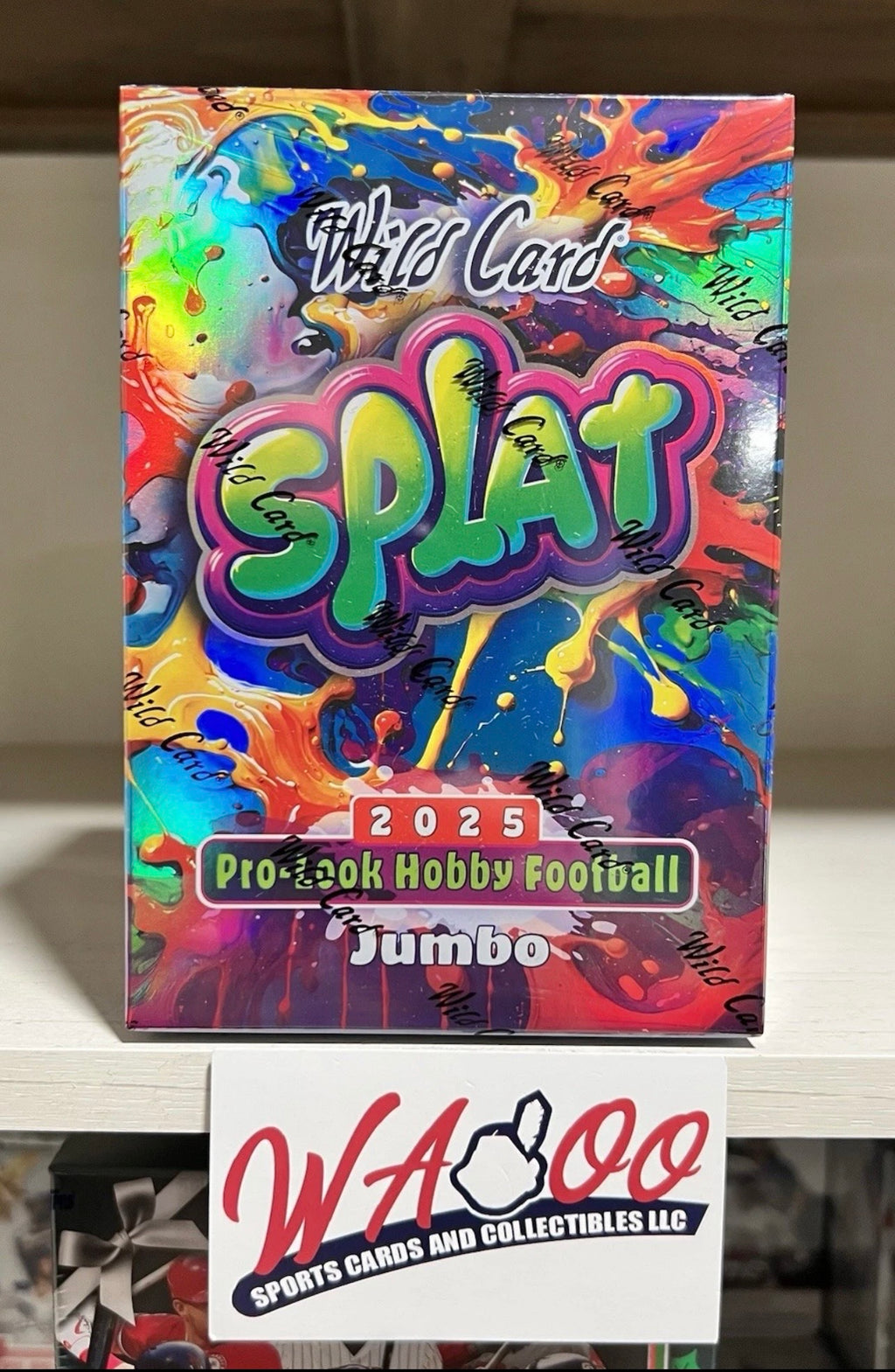 2025 Wild Card Splat Football Hobby Jumbo Card Box