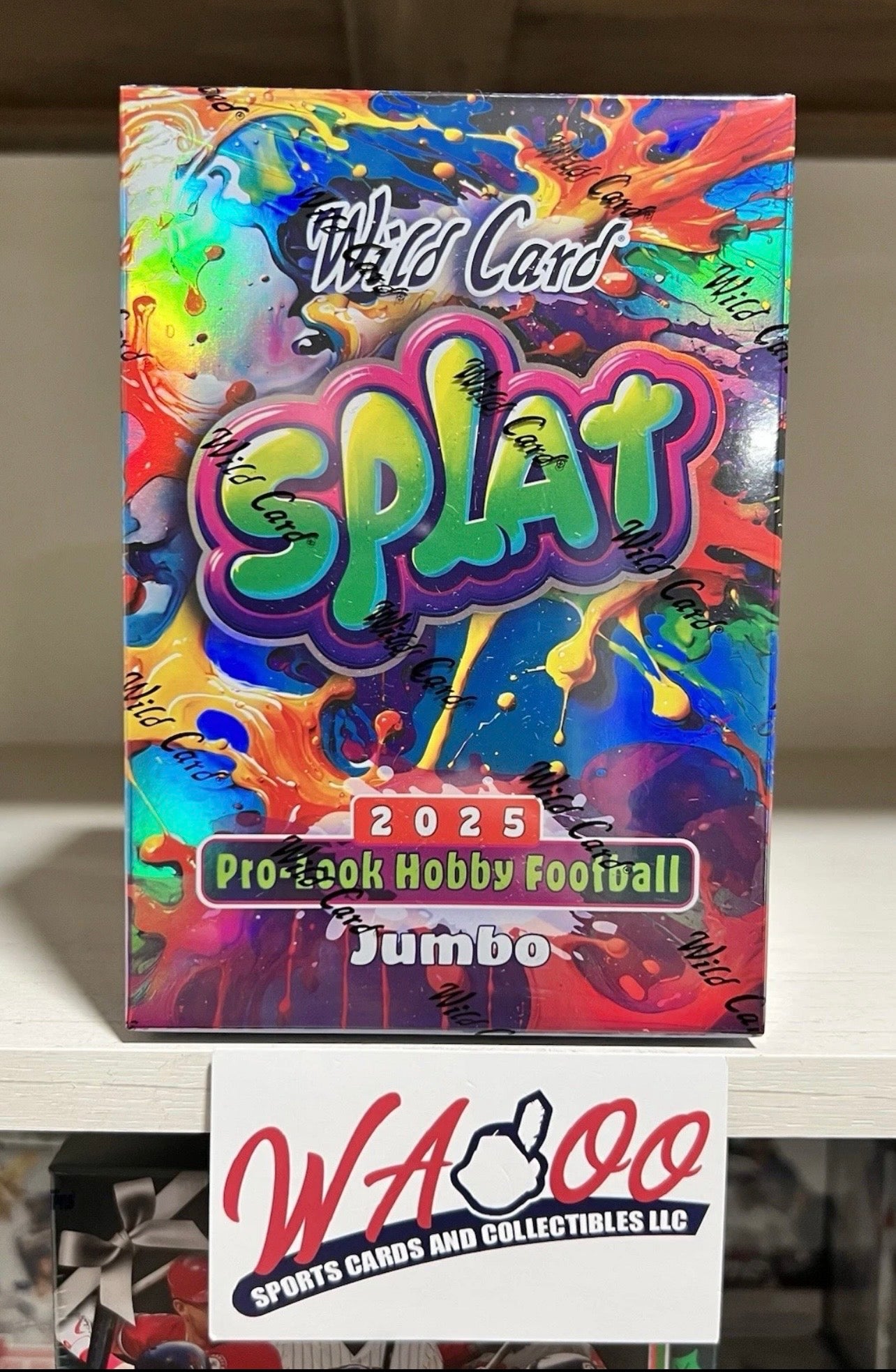 2025 Wild Card Splat Football Hobby Jumbo Card Box
