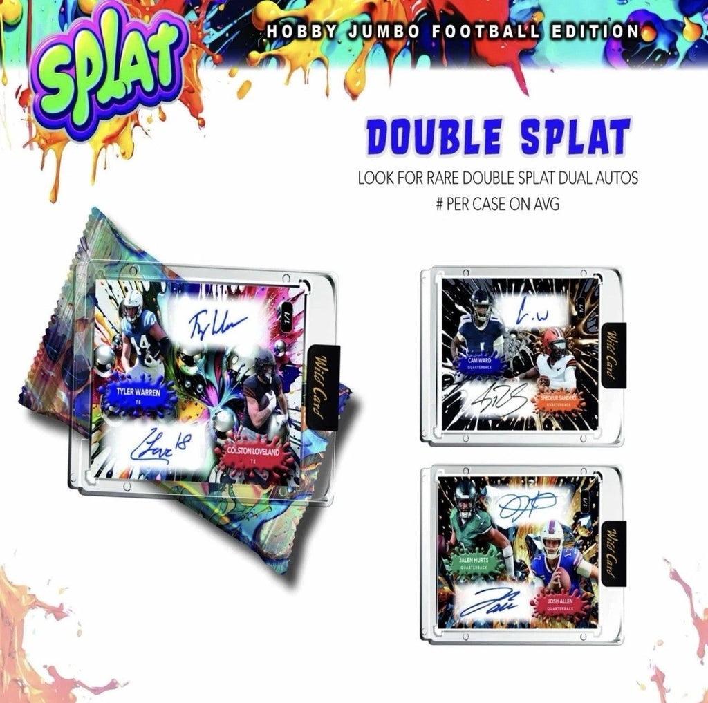2025 Wild Card Splat Football Hobby Jumbo Card Box