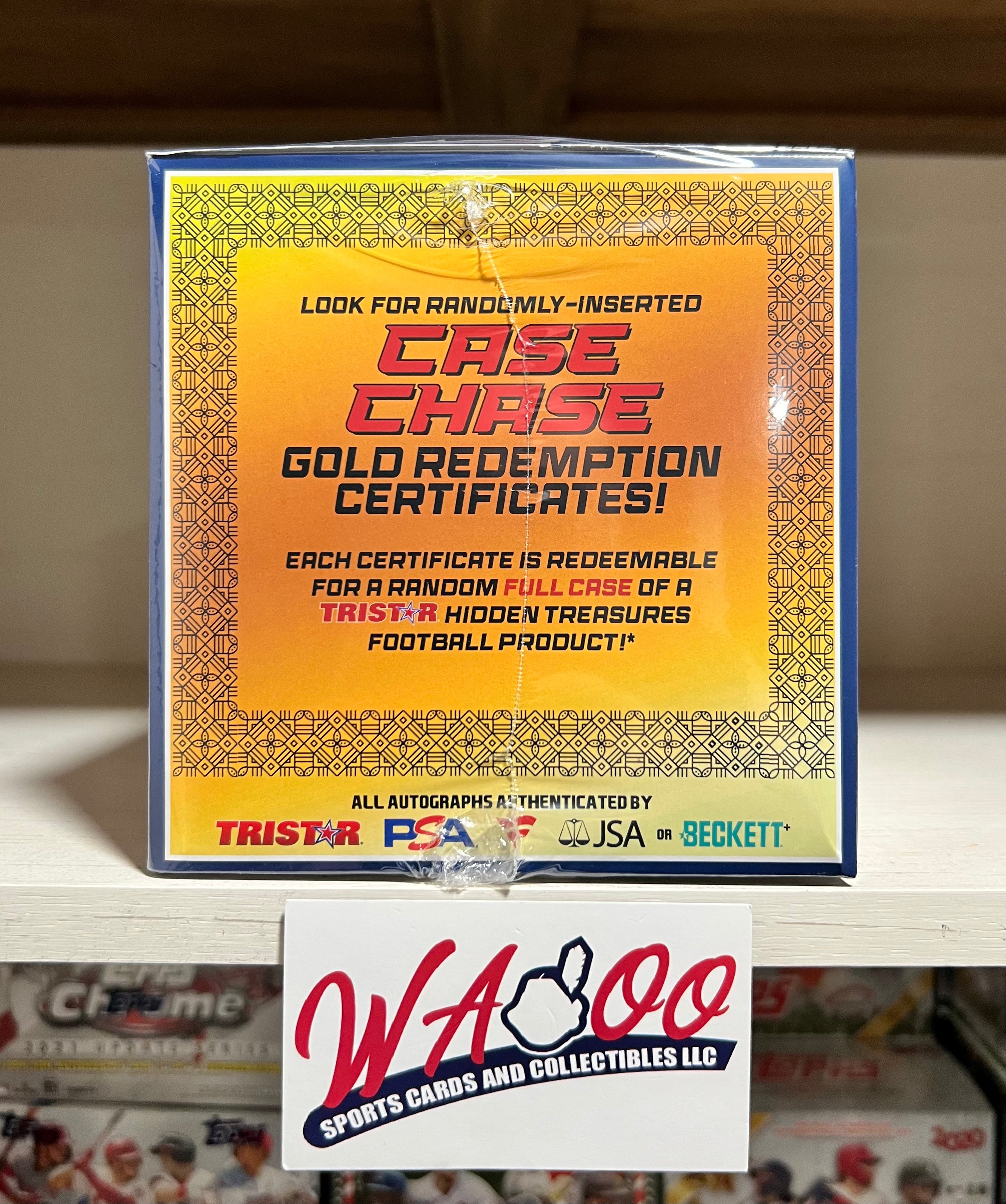 2026 Tristar Hidden Treasures Autographed Football Mini Helmet Mystery Box