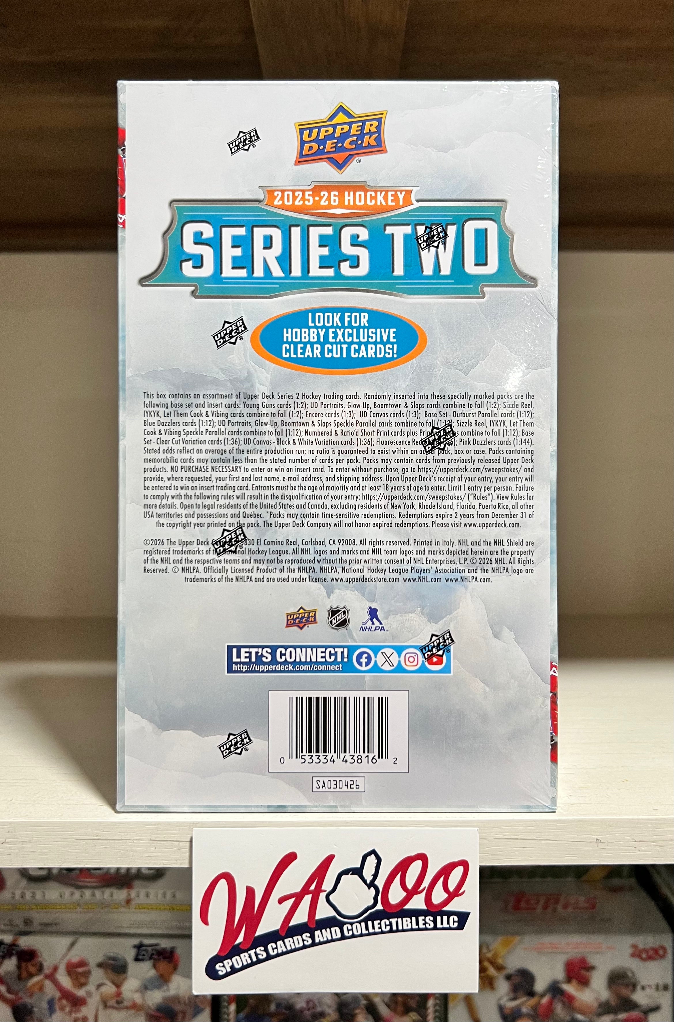 2025/26 Upper Deck Series 2 Hockey Hobby Box