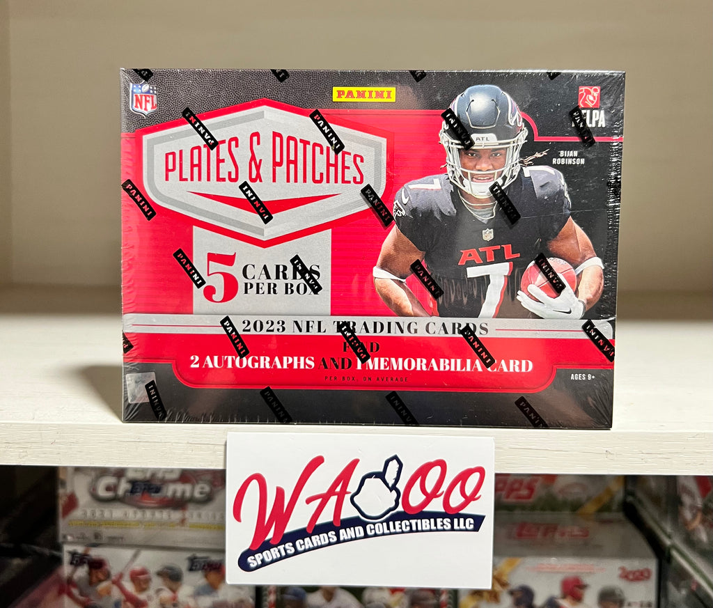 2023 Panini Plates & Patches Football Hobby Box