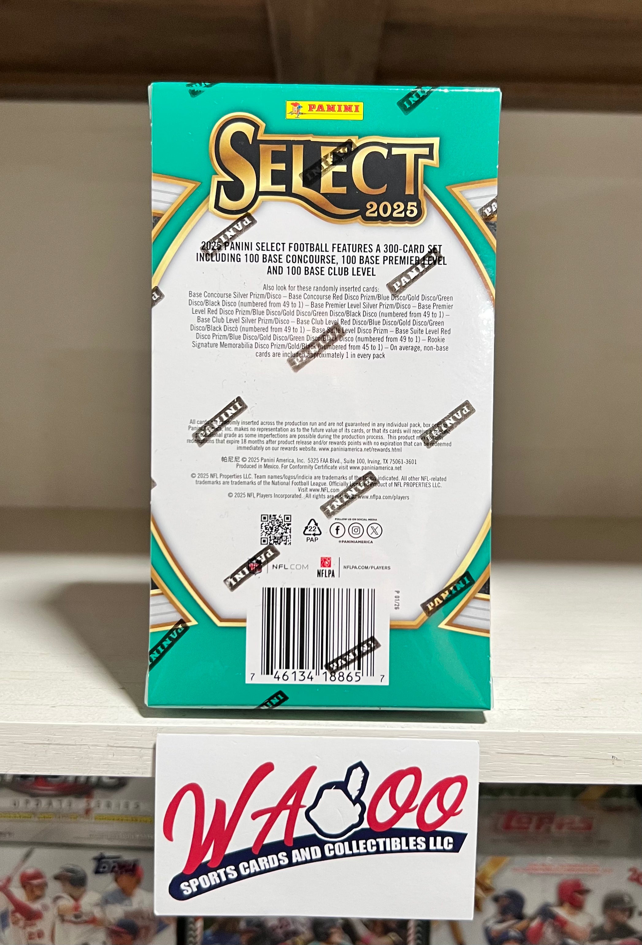 2025 Panini Select Football H2 Box