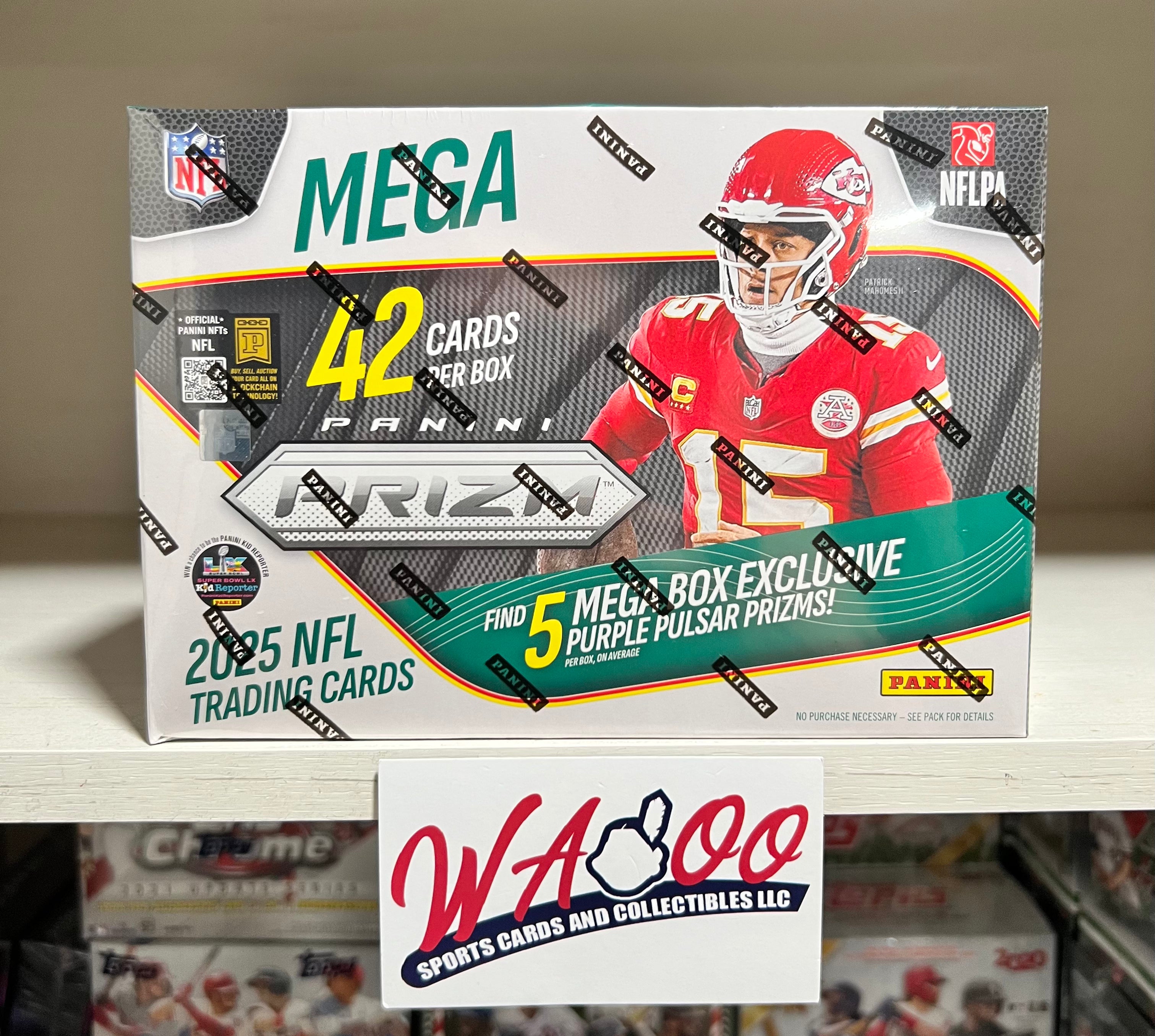 2025 Panini Prizm Football Mega Hobby Box