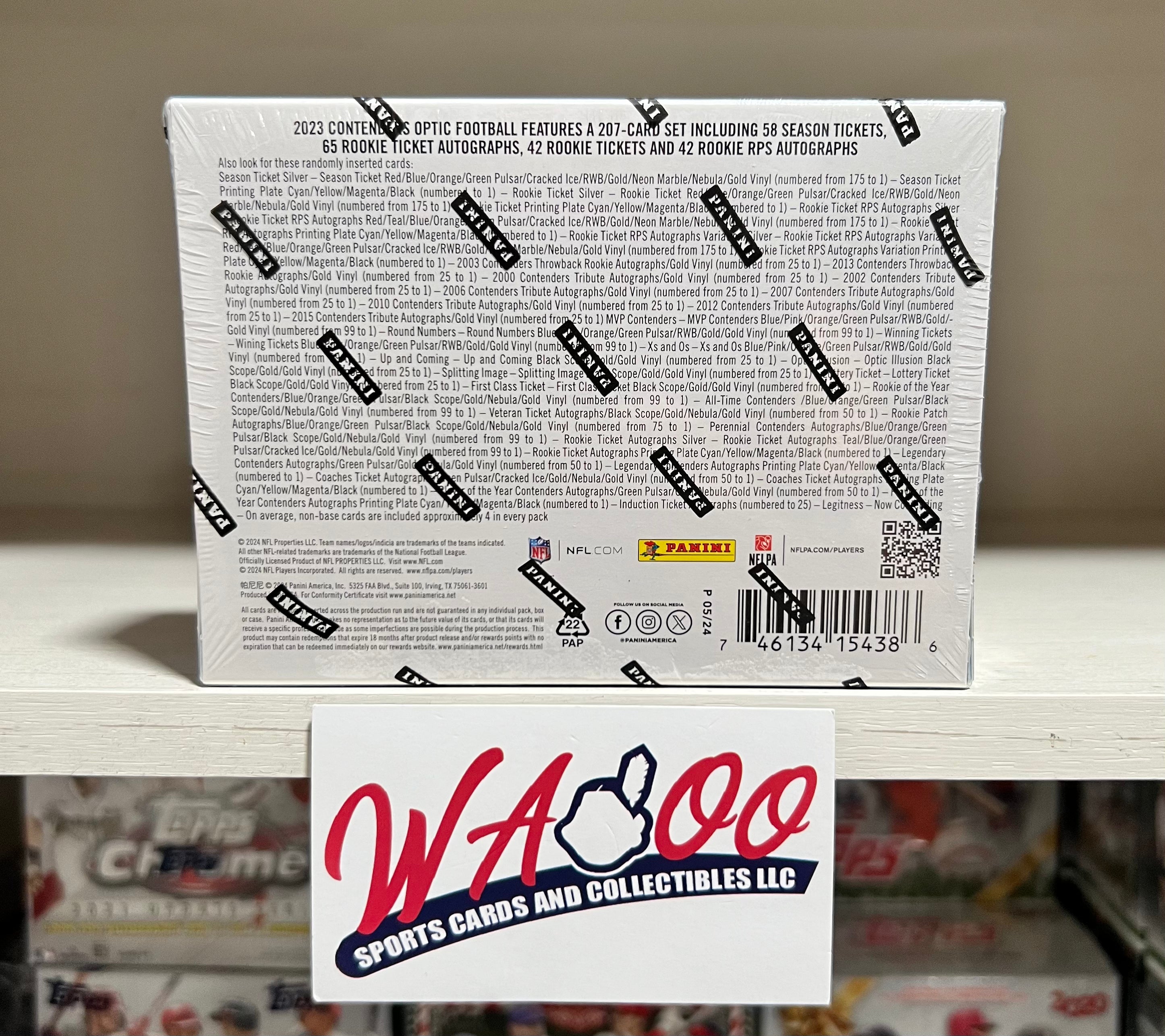 2023 Panini Contenders Optic Football Hobby Box