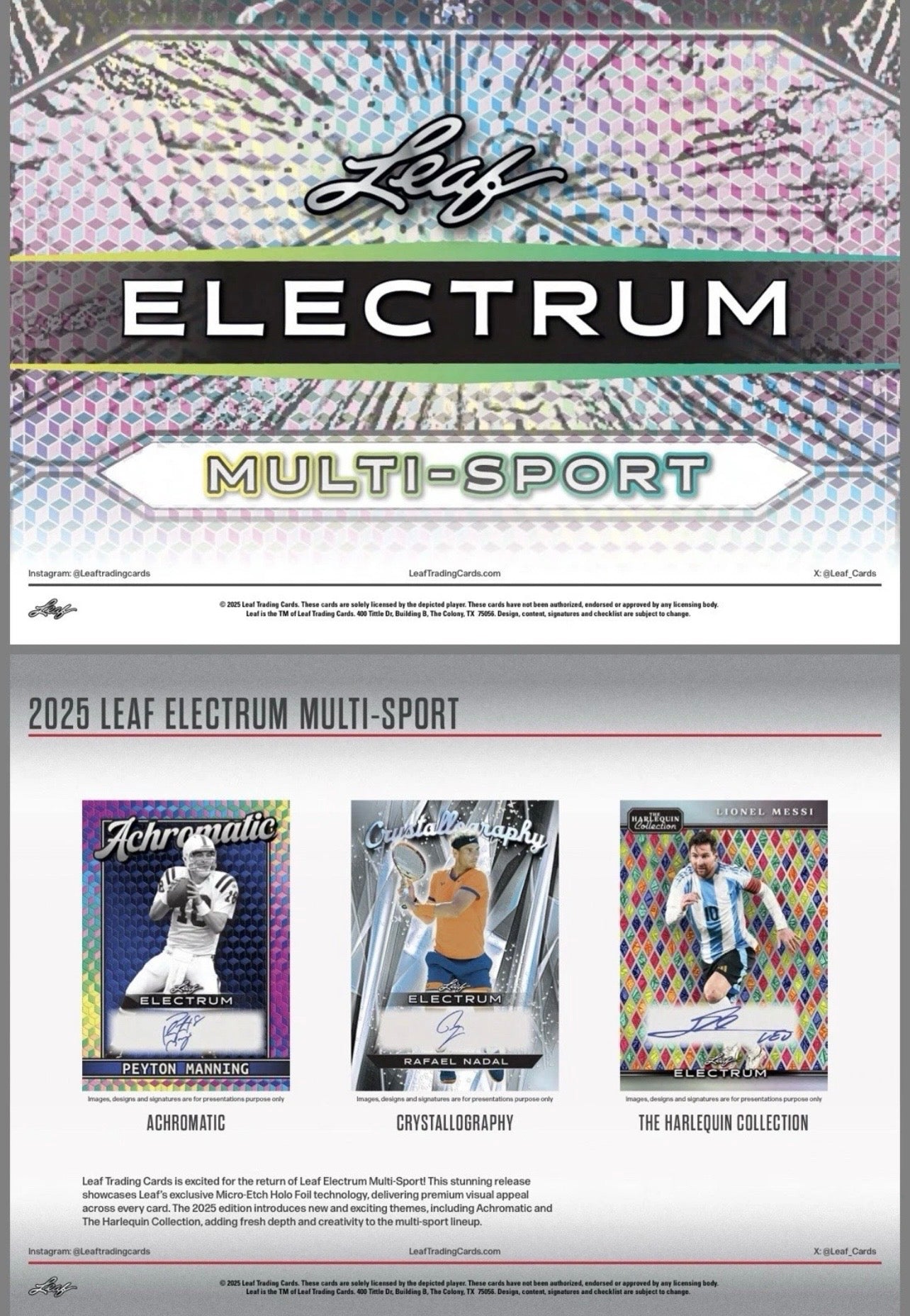 2025 Leaf Electrum Multi-Sport Super Mega Box