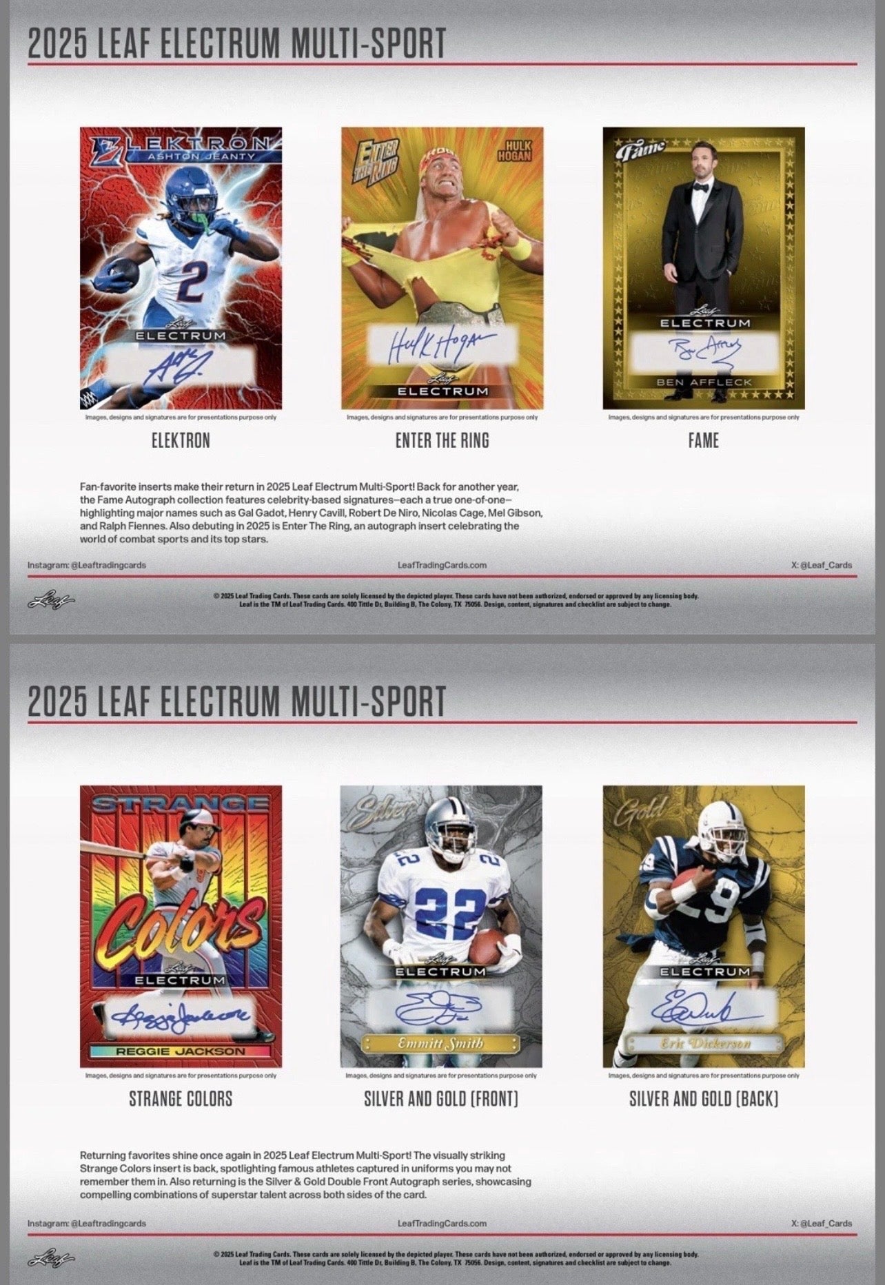 2025 Leaf Electrum Multi-Sport Super Mega Box