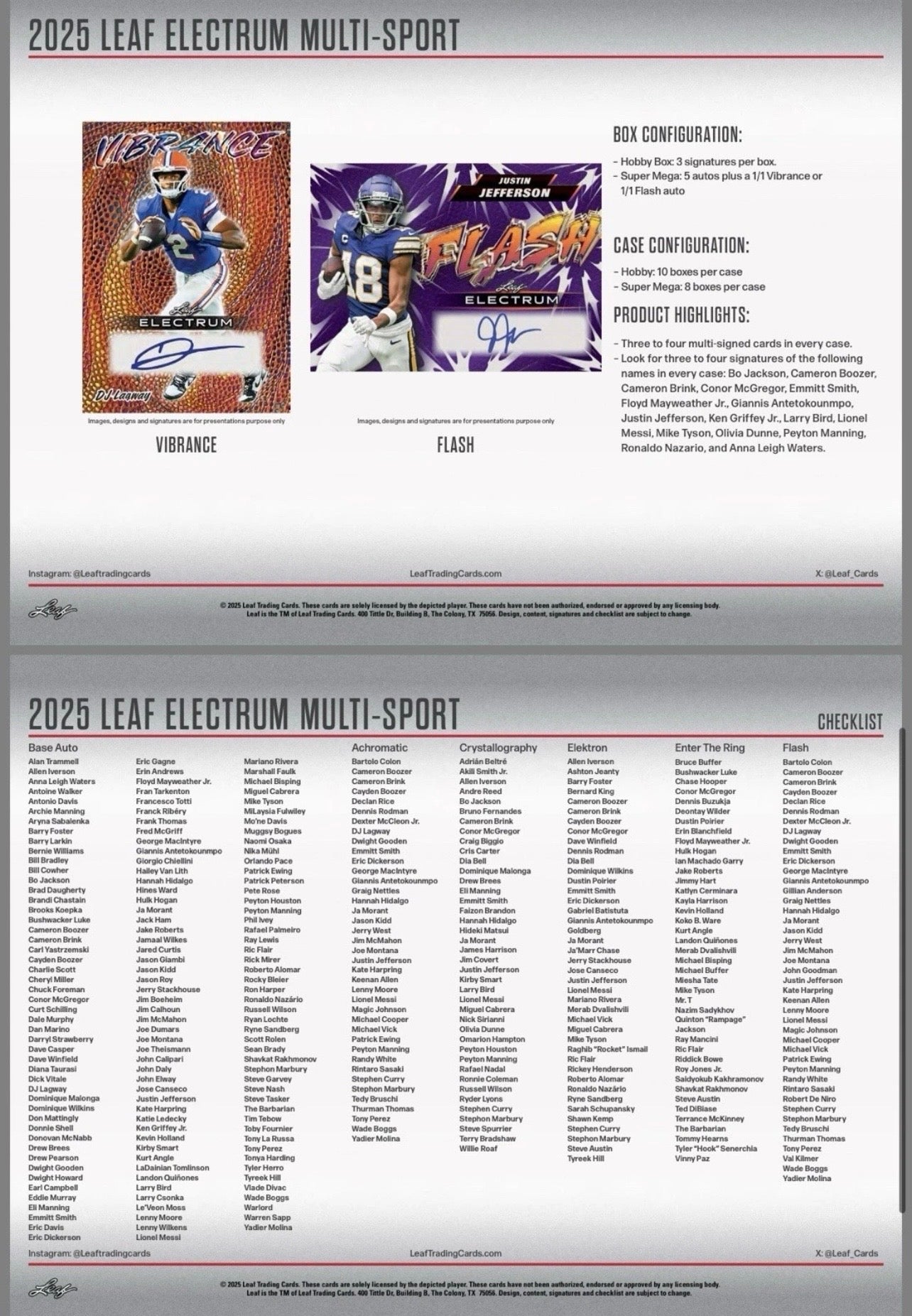 2025 Leaf Electrum Multi-Sport Super Mega Box