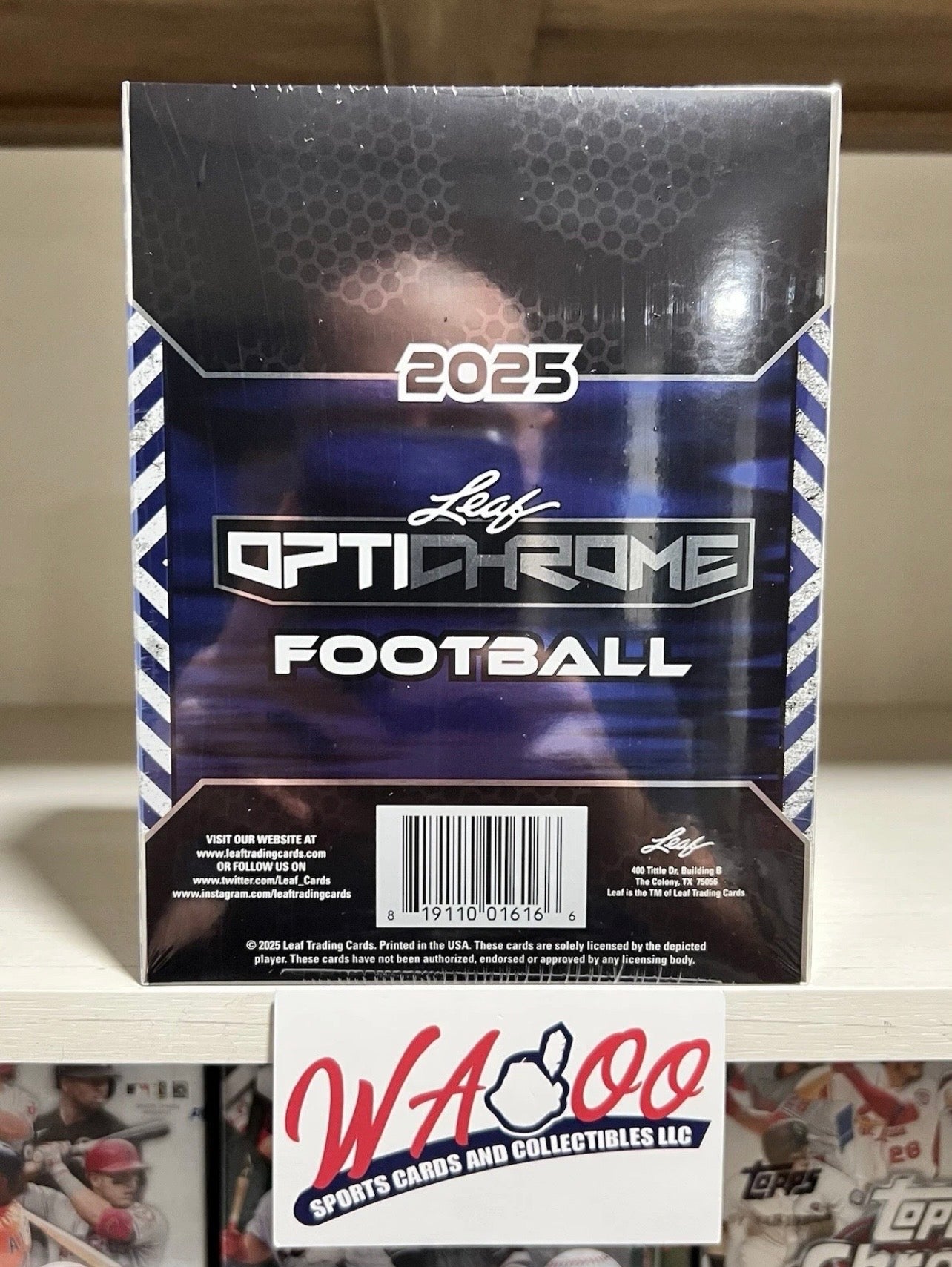 2025 Leaf Optichrome Football Hobby Box