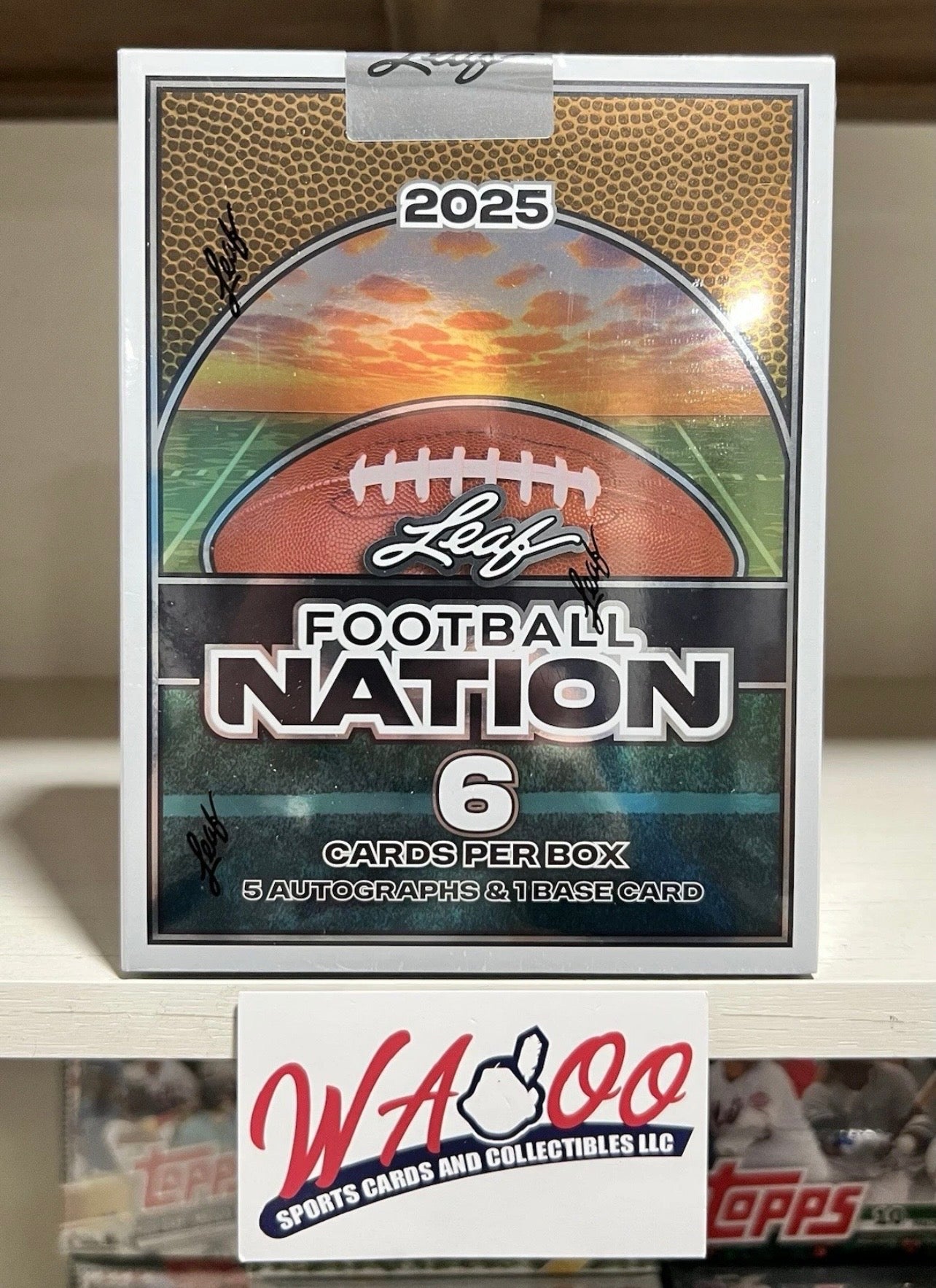 2025 Leaf Football Nation Hobby Box
