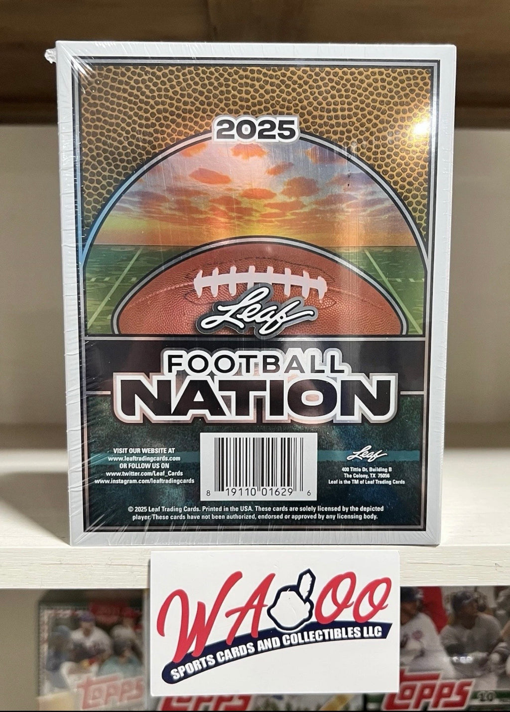 2025 Leaf Football Nation Hobby Box