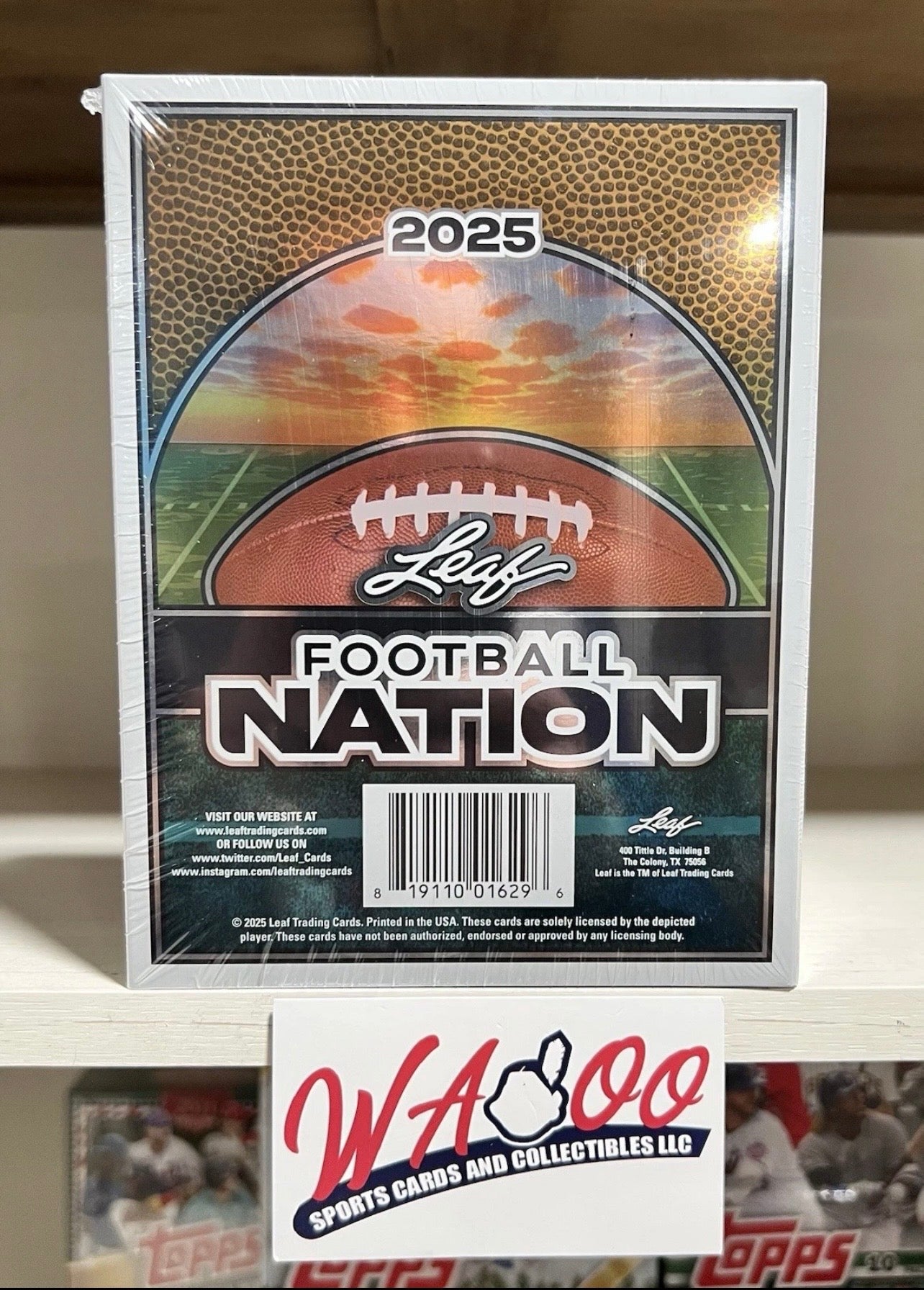2025 Leaf Football Nation Hobby Box