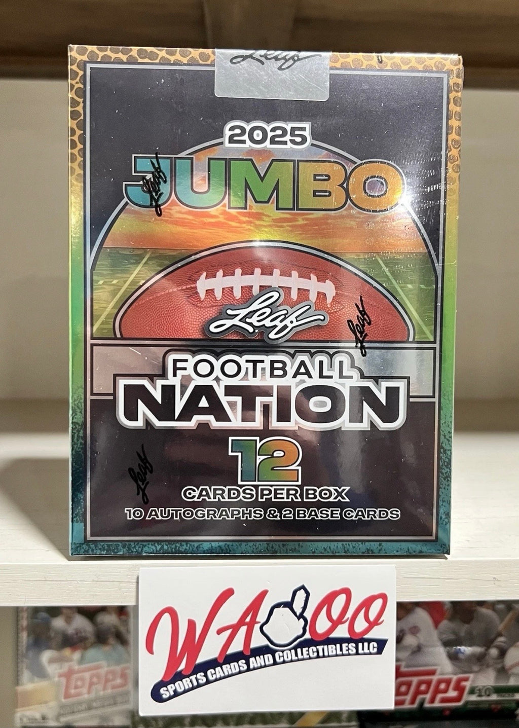 2025 Leaf Football Nation Jumbo Box