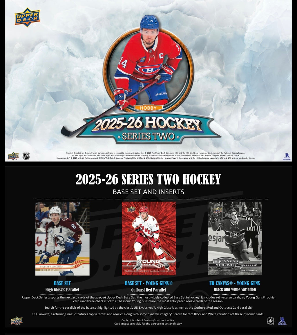 2025/26 Upper Deck Series 2 Hockey Hobby Box