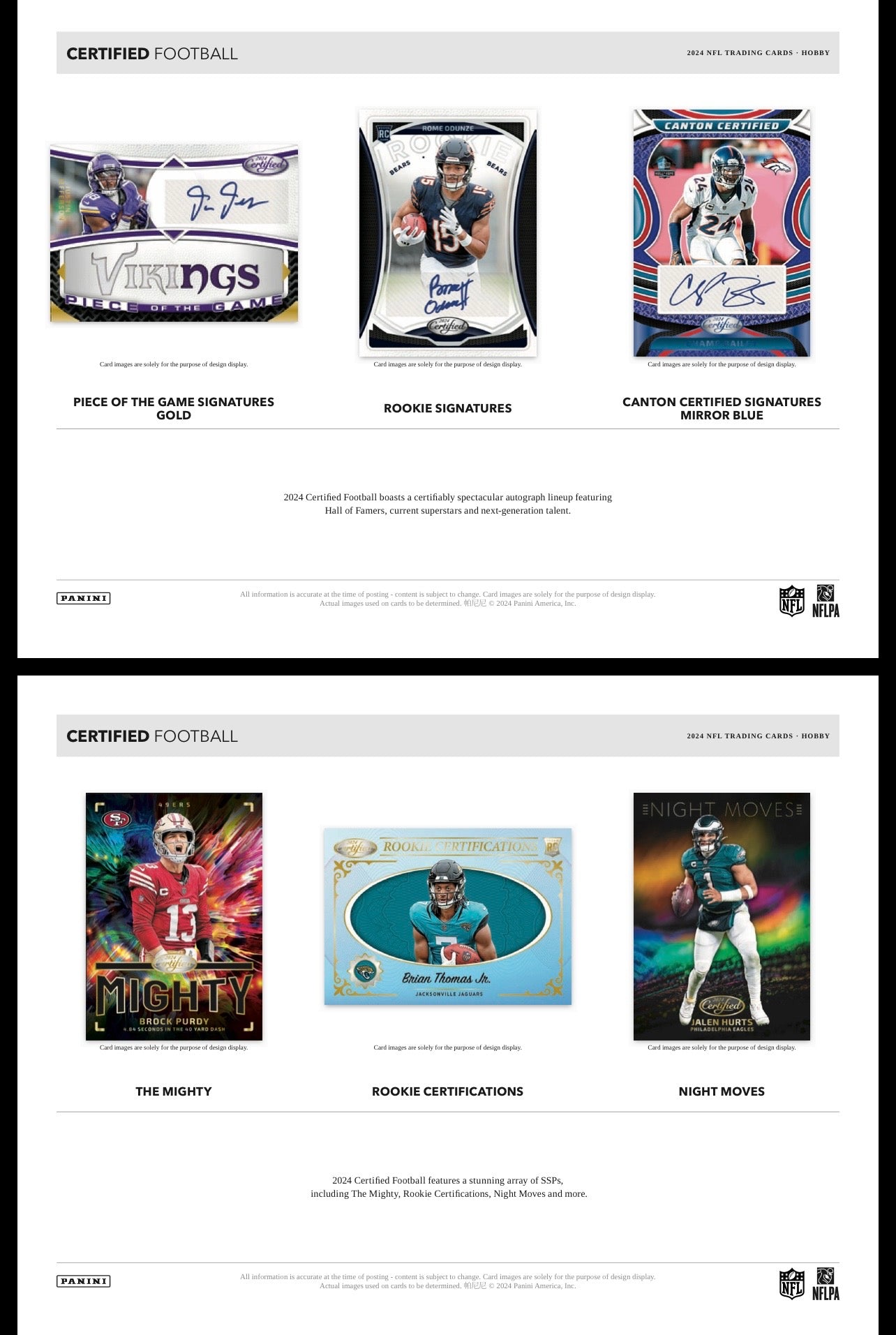 2024 Panini Certified Football Hobby Box