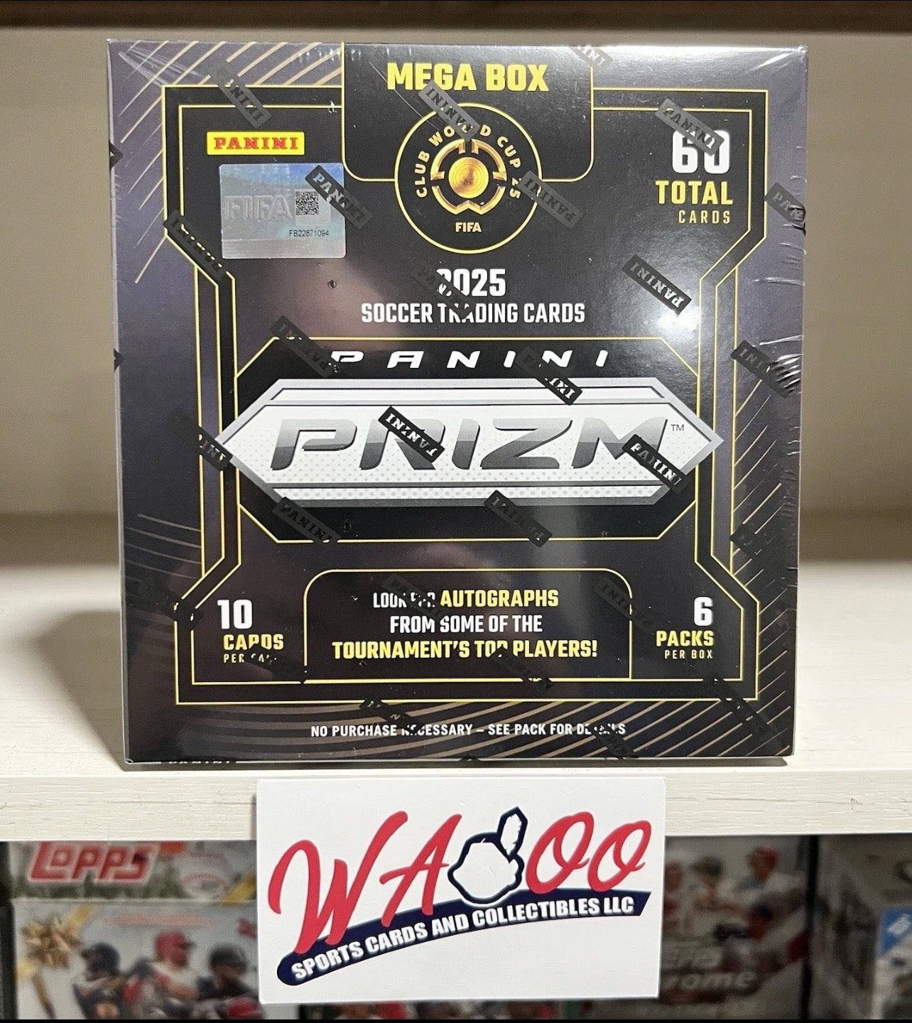 2025 Panini Prizm FIFA Club World Cup Soccer Hobby Mega Box