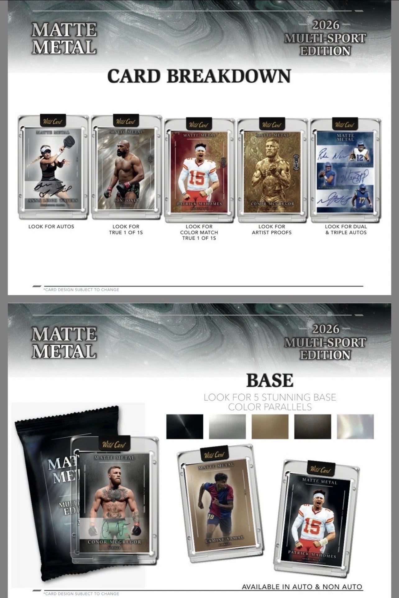 2026 Wild Card Matte Metal Multi-Sport Edition Box