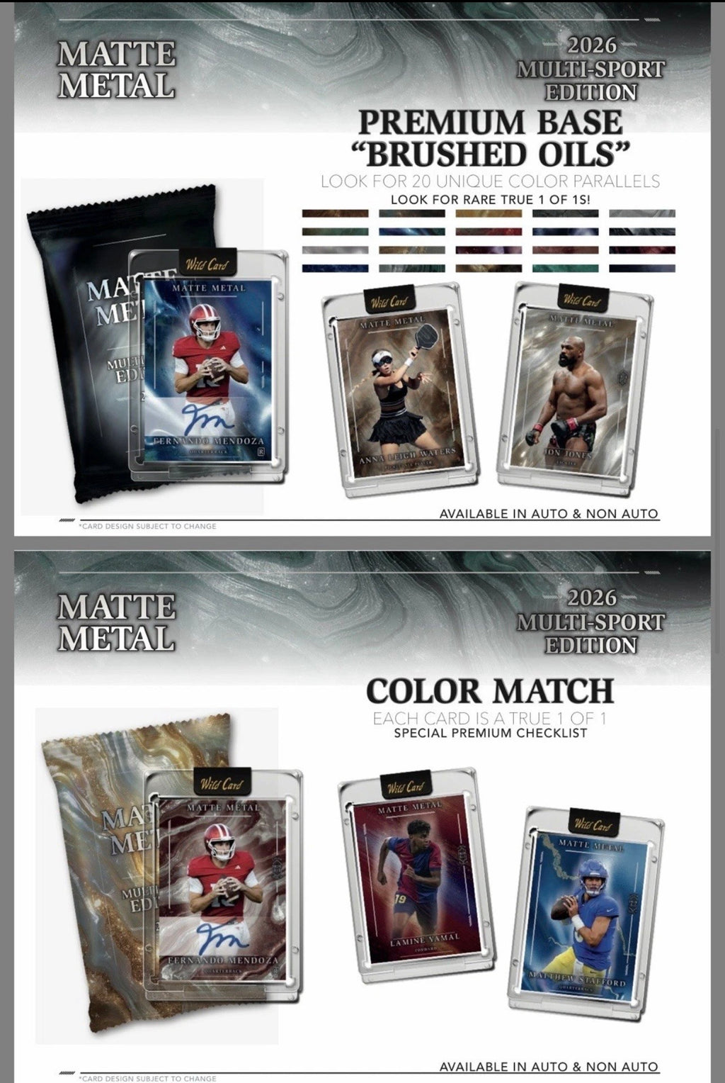2026 Wild Card Matte Metal Multi-Sport Edition Box