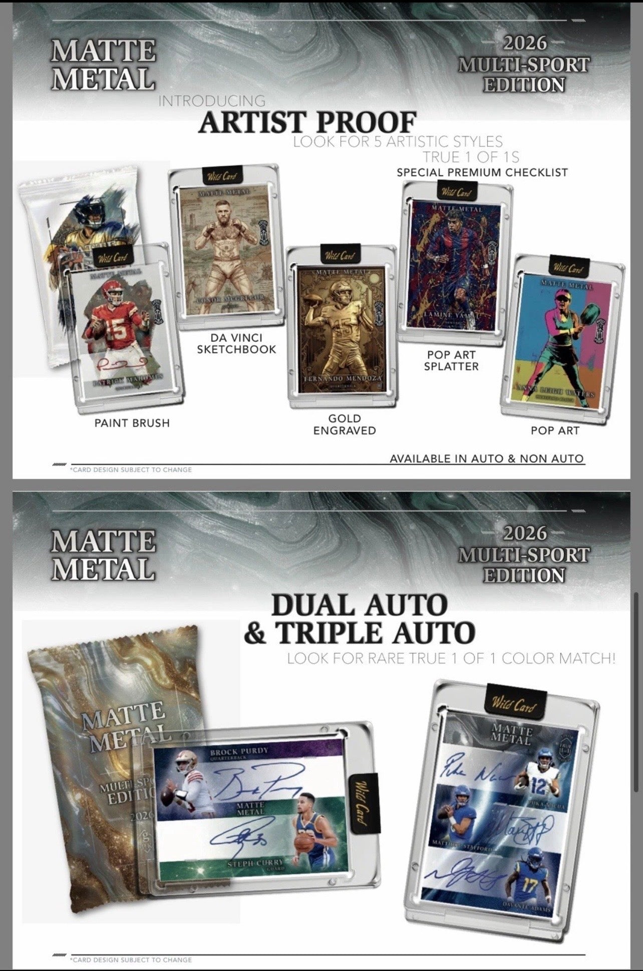 2026 Wild Card Matte Metal Multi-Sport Edition Box