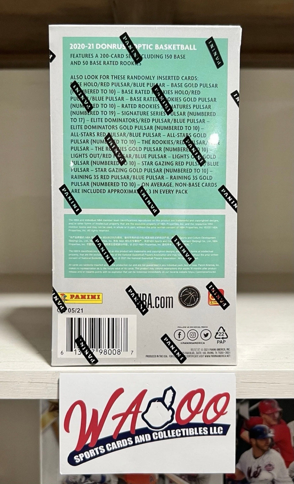 2020/21 Panini Donruss Optic Basketball H2 Box