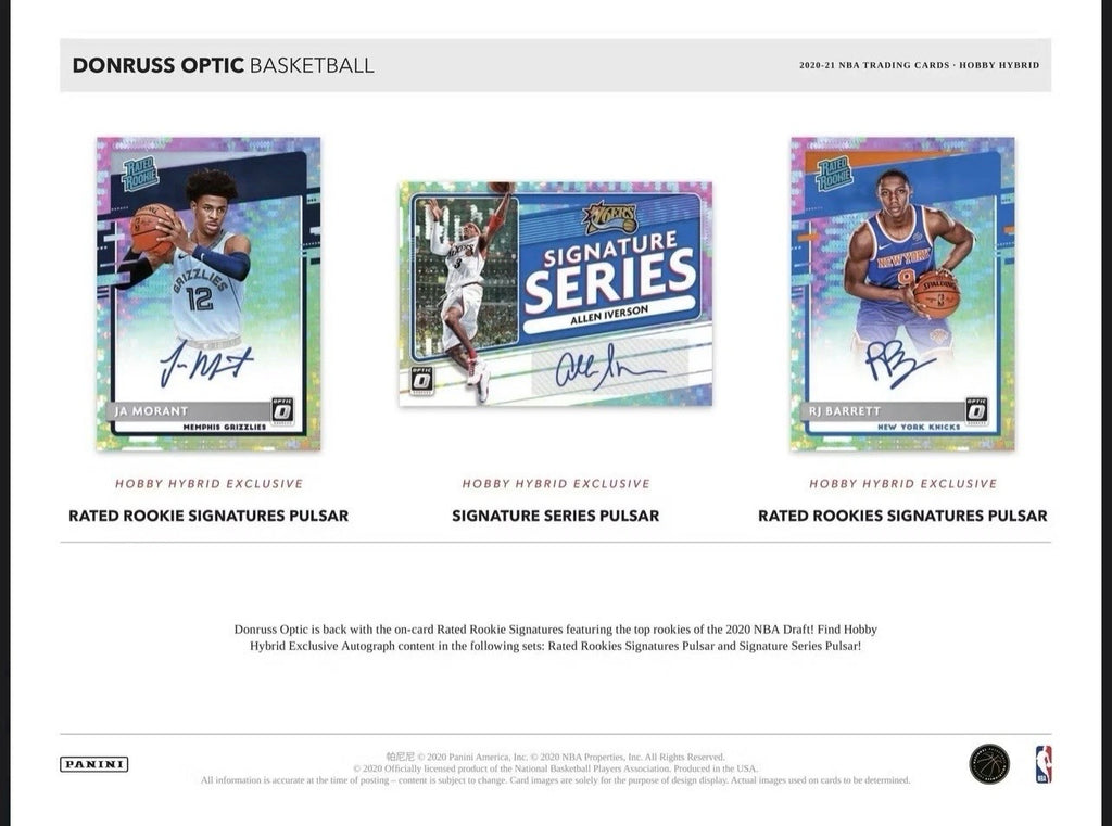 2020/21 Panini Donruss Optic Basketball H2 Box