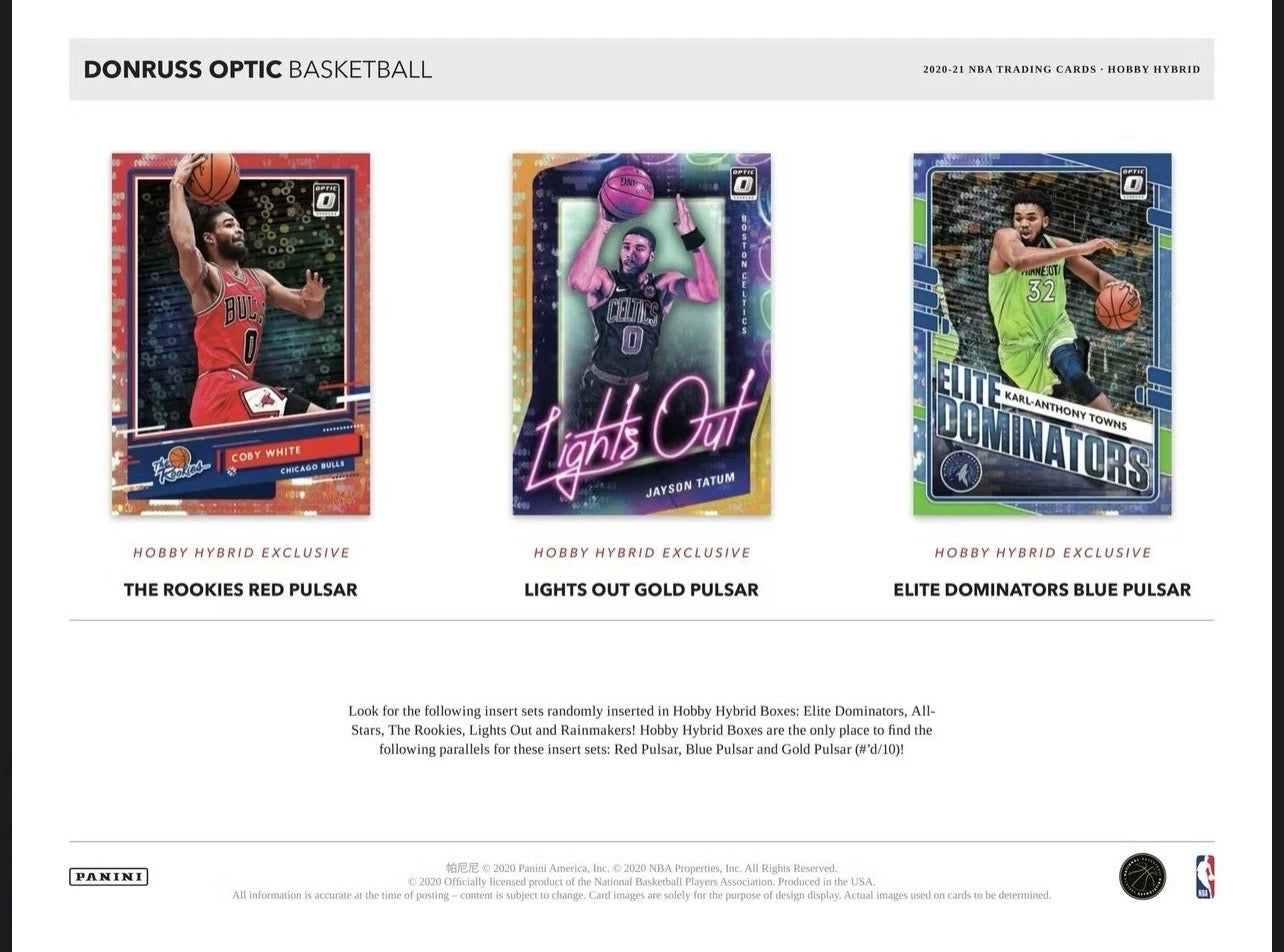 2020/21 Panini Donruss Optic Basketball H2 Box