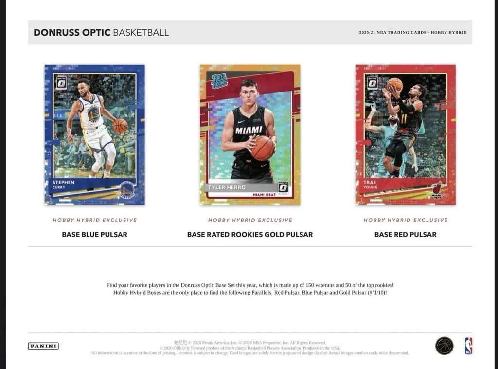 2020/21 Panini Donruss Optic Basketball H2 Box