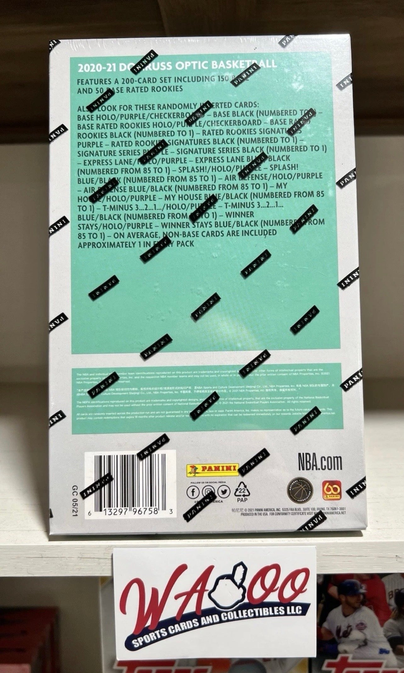 2020/21 Panini Donruss Optic NBA Basketball Retail Box