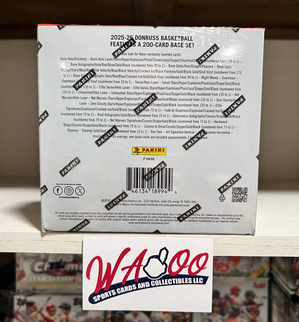 2025/26 Panini Donruss Basketball Hobby Box