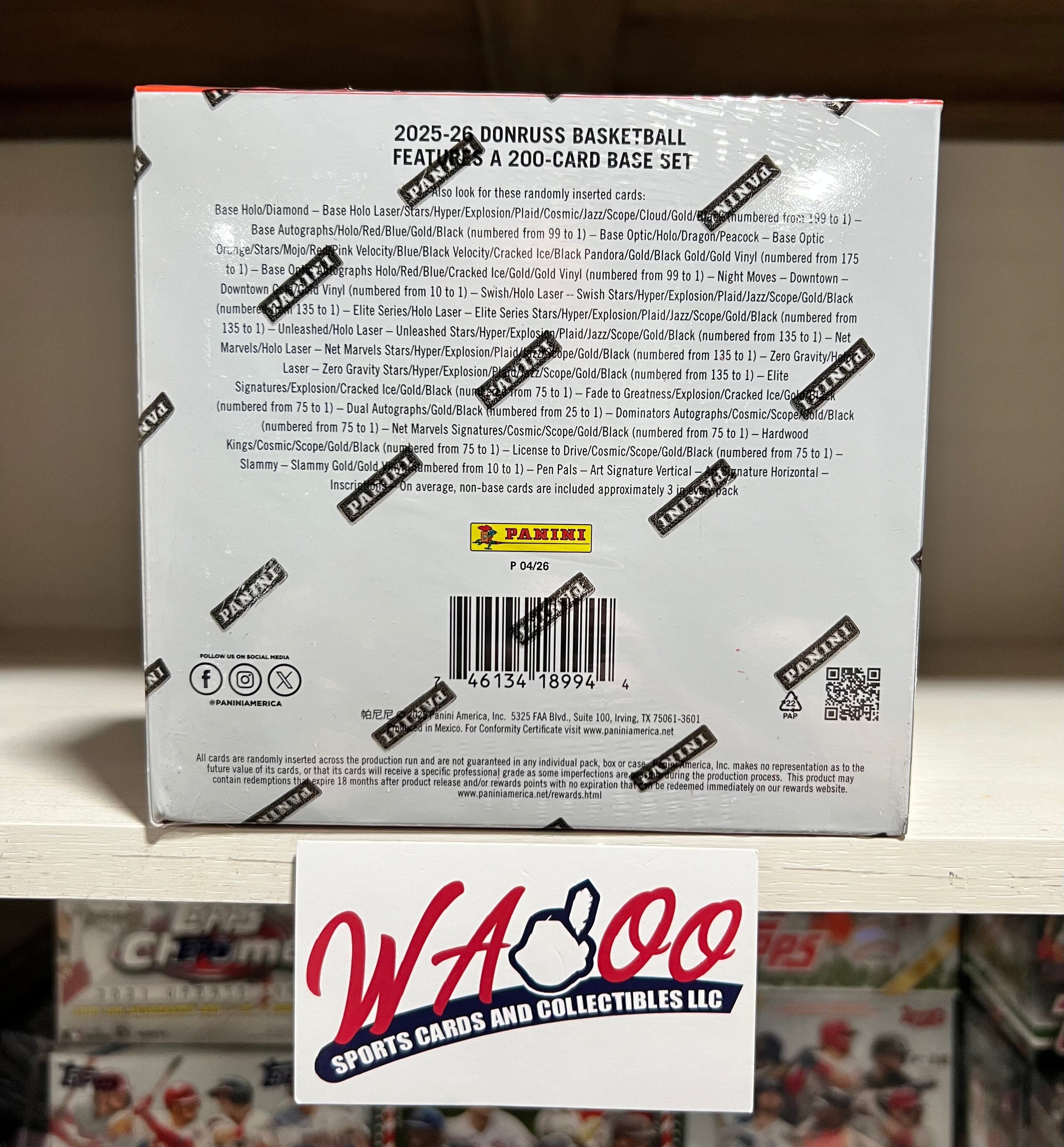 2025/26 Panini Donruss Basketball Hobby Box