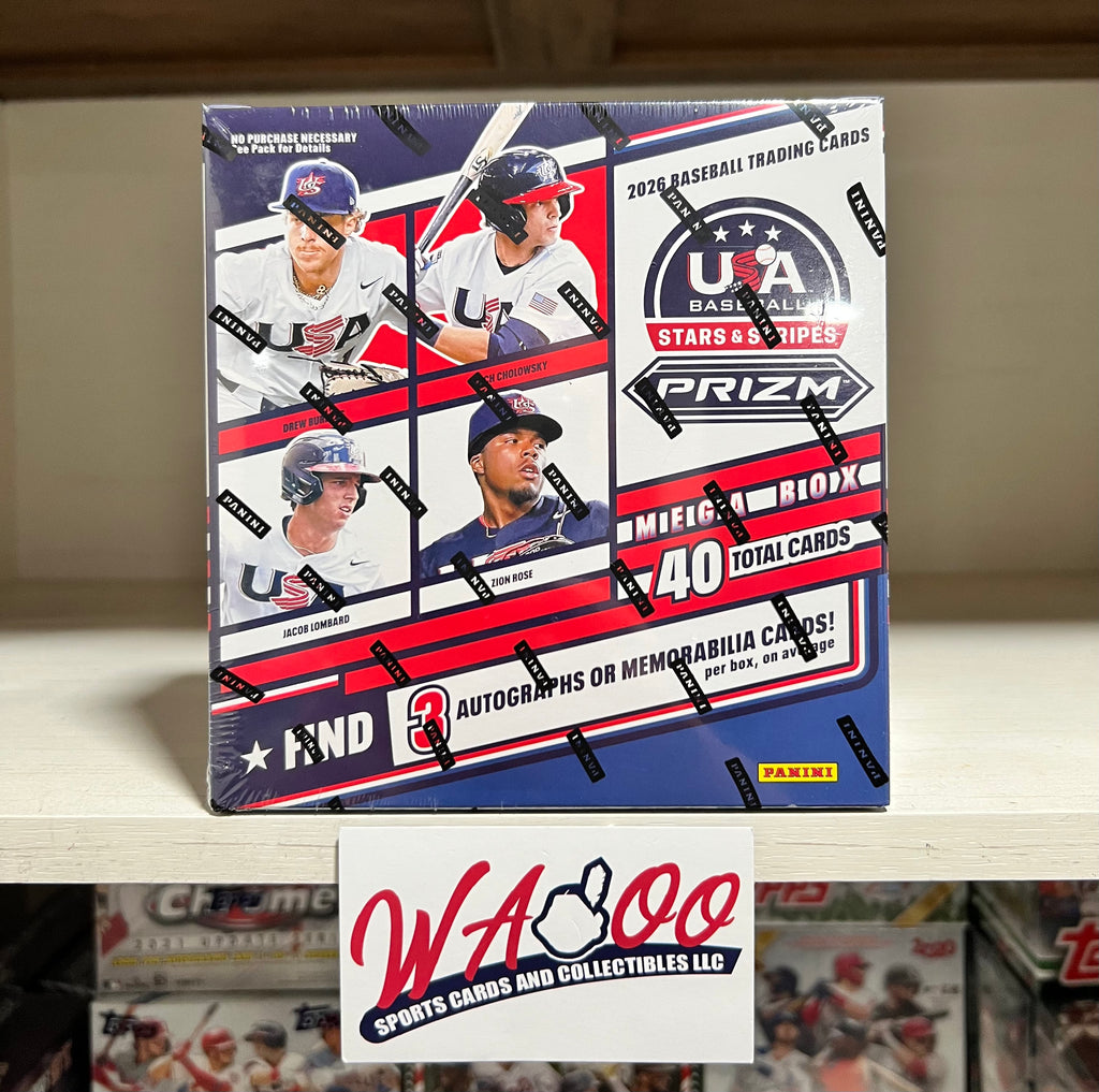 2026 Panini USA Stars & Stripes Prizm Baseball Mega Box