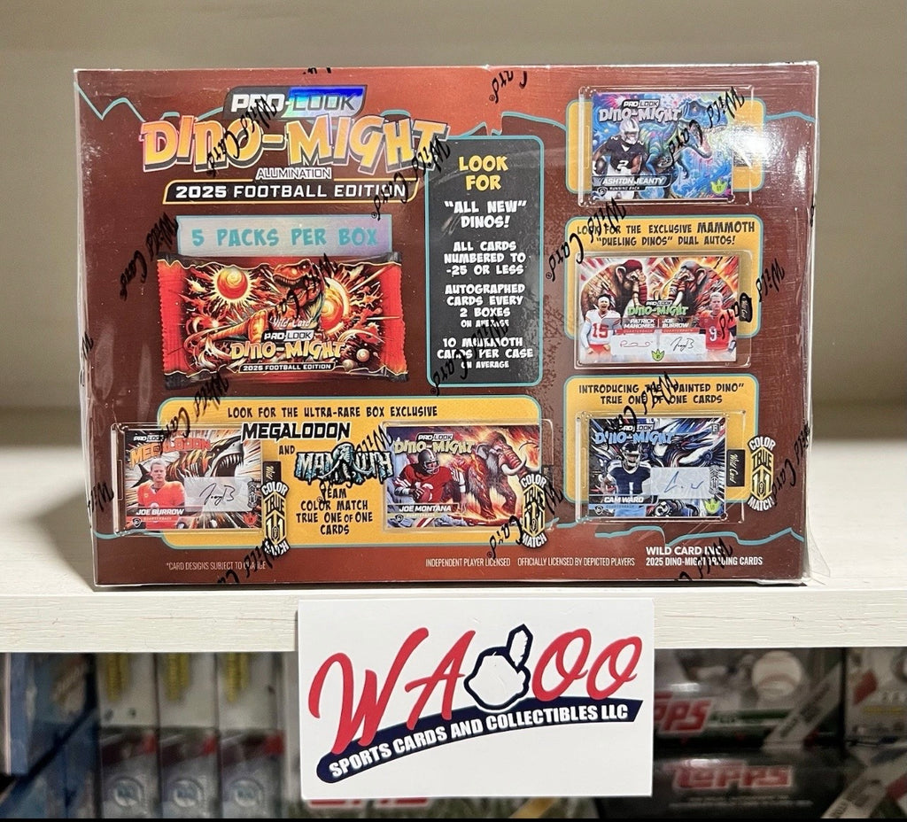 2025 Wild Card Dino-Might Football Hobby Box