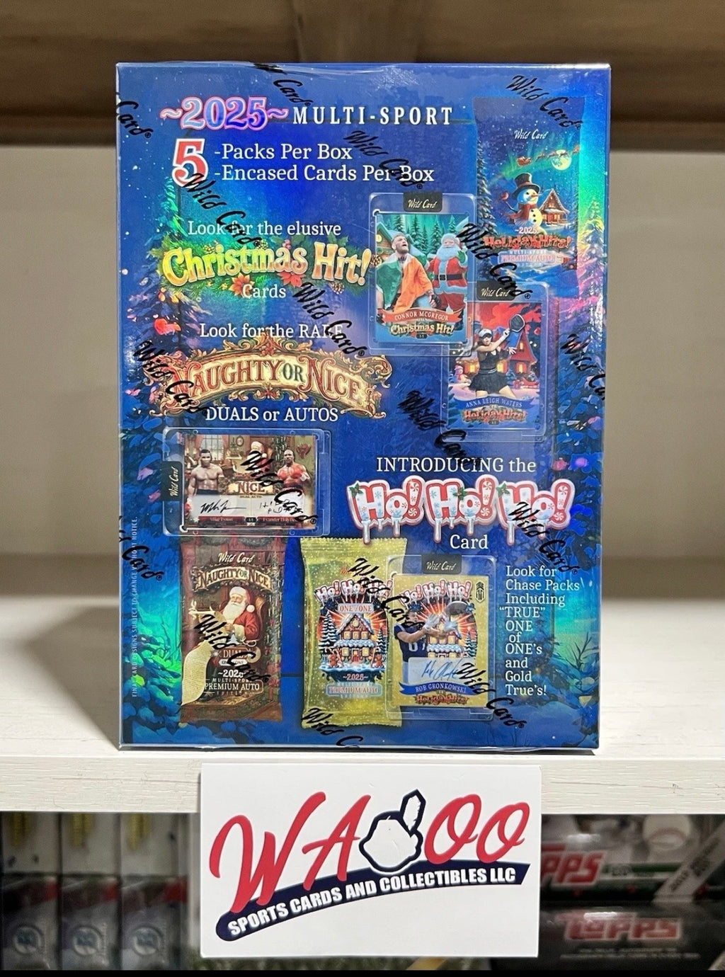 2025 Wild Card Multi-Sport Holiday Hits Premium Auto Edition Hobby Box