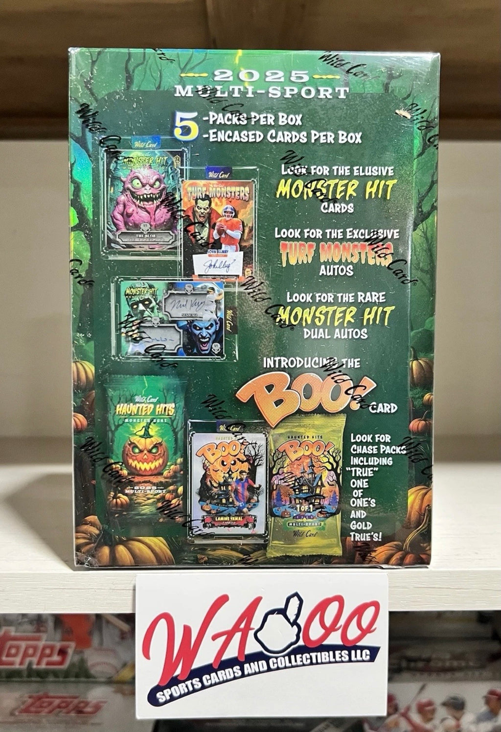 2025 Wild Card Haunted Hits Multi-Sport Premium Auto Edition Jumbo Box