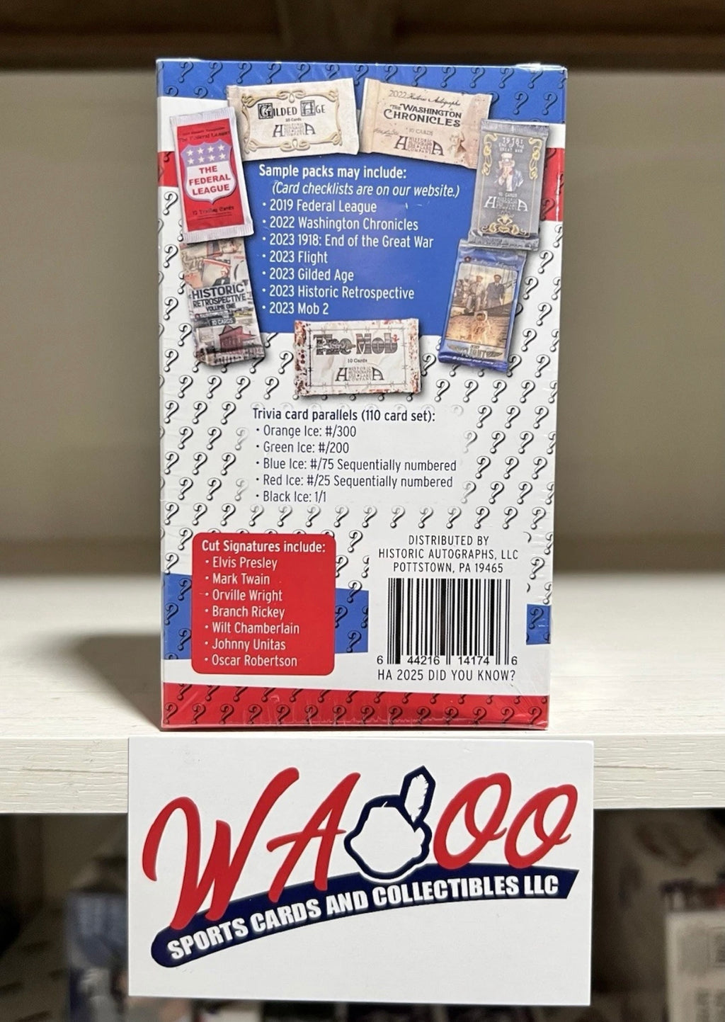 2025 Historic Autographs Did You Know? Hobby Box