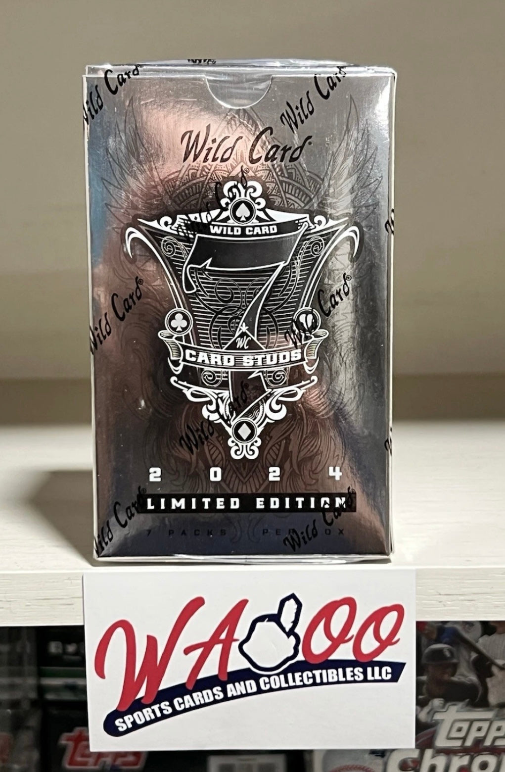 2024 Wild Card 7 Card Studs Metal High Stakes Edition Football Hobby Box