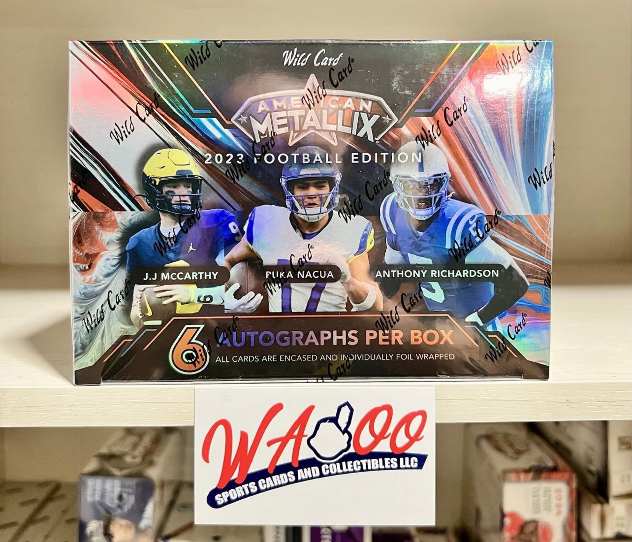2023 Wild Card American Metallix Football Hobby Box