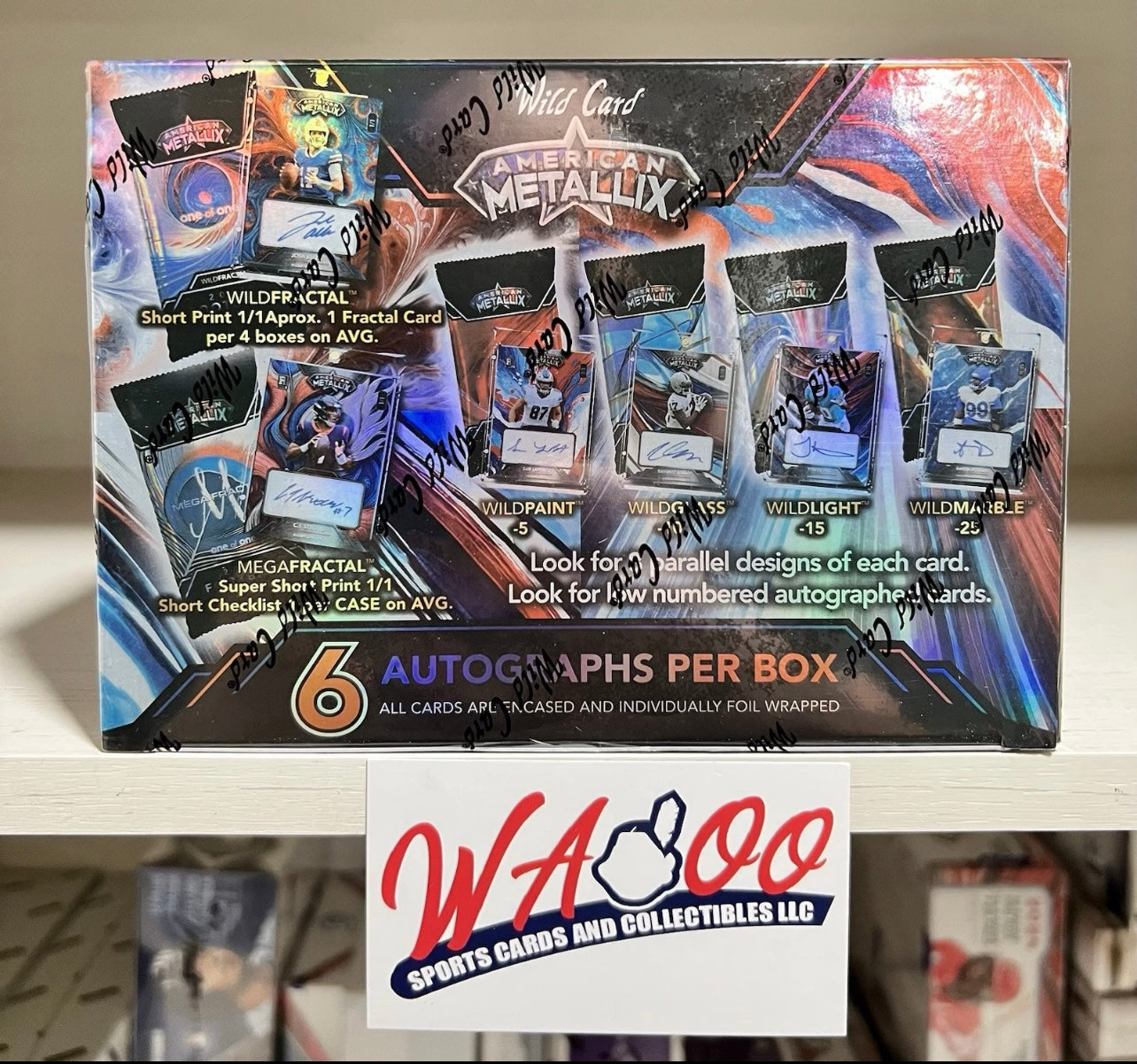 2023 Wild Card American Metallix Football Hobby Box