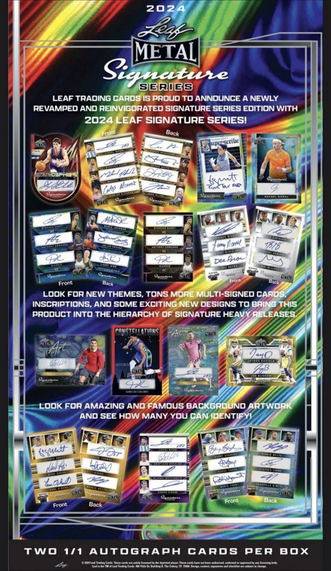 2024 Leaf Metal Signature Series Multi Sport Hobby Box