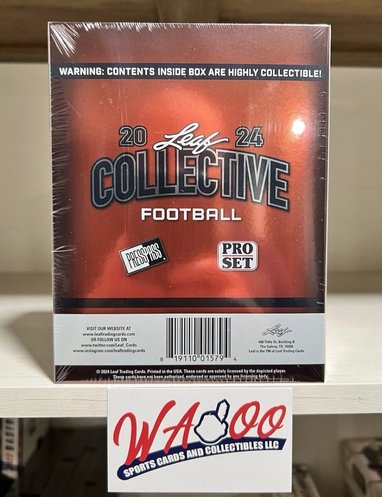 2024 Leaf Collective Football Hobby Box