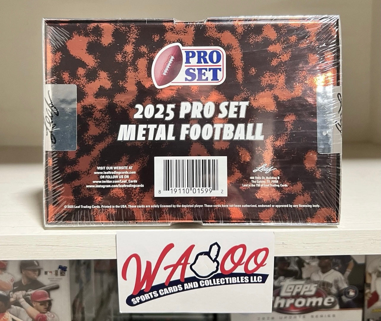 2025 Leaf Pro Set Metal Football Hobby Box