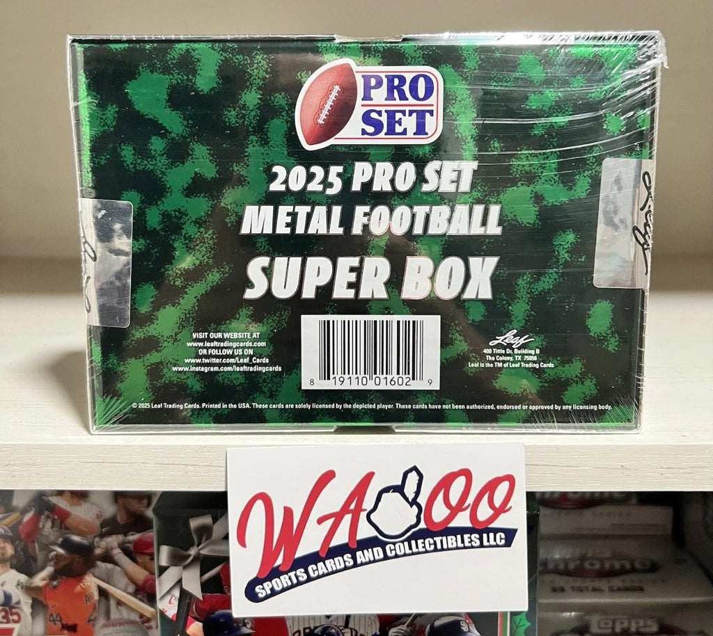 2025 Leaf Pro Set Metal Football Super Box