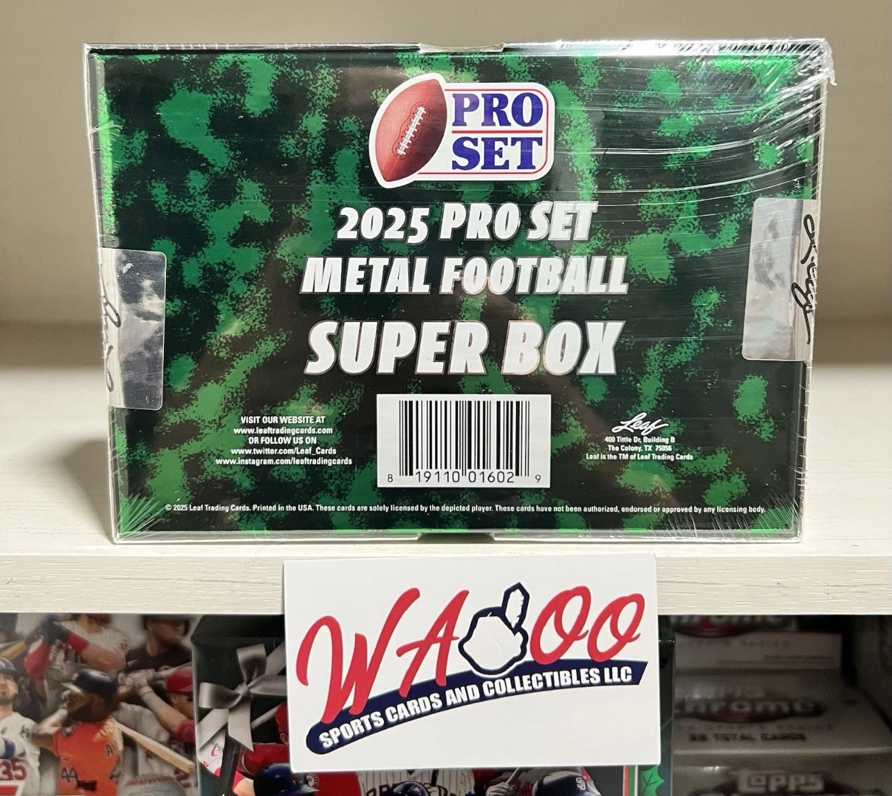 2025 Leaf Pro Set Metal Football Super Box