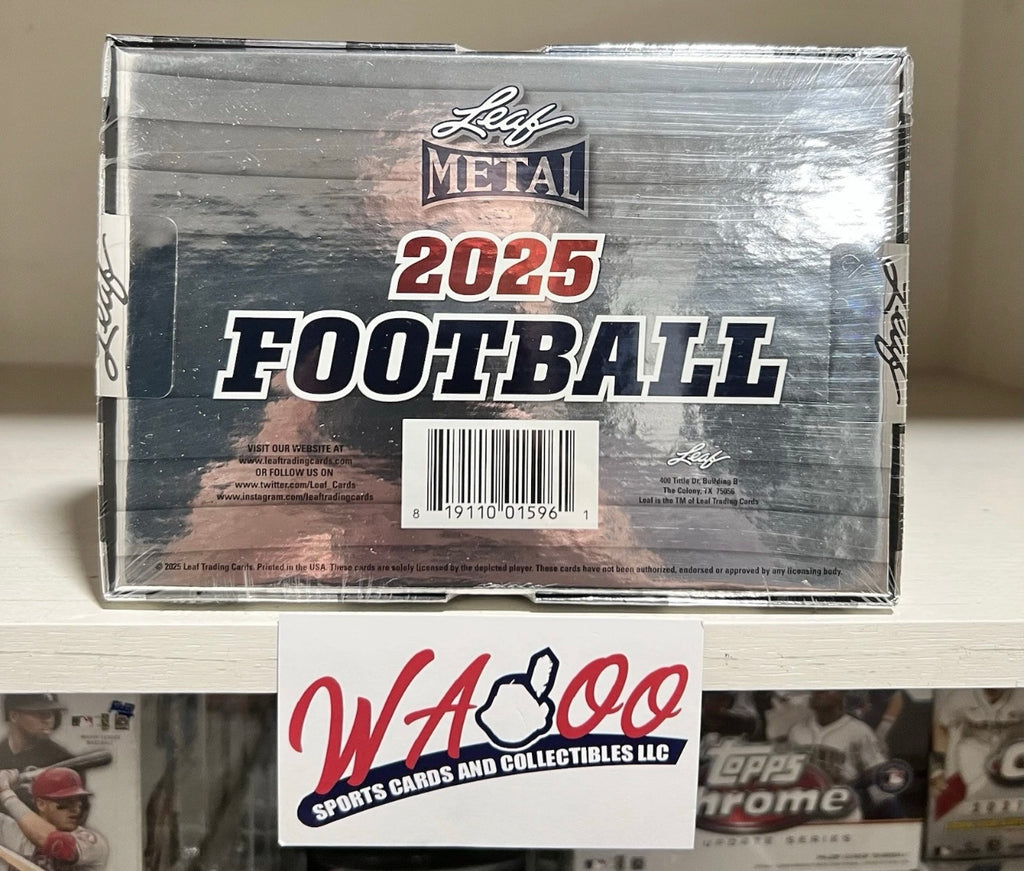 2025 Leaf Metal Football Hobby Box